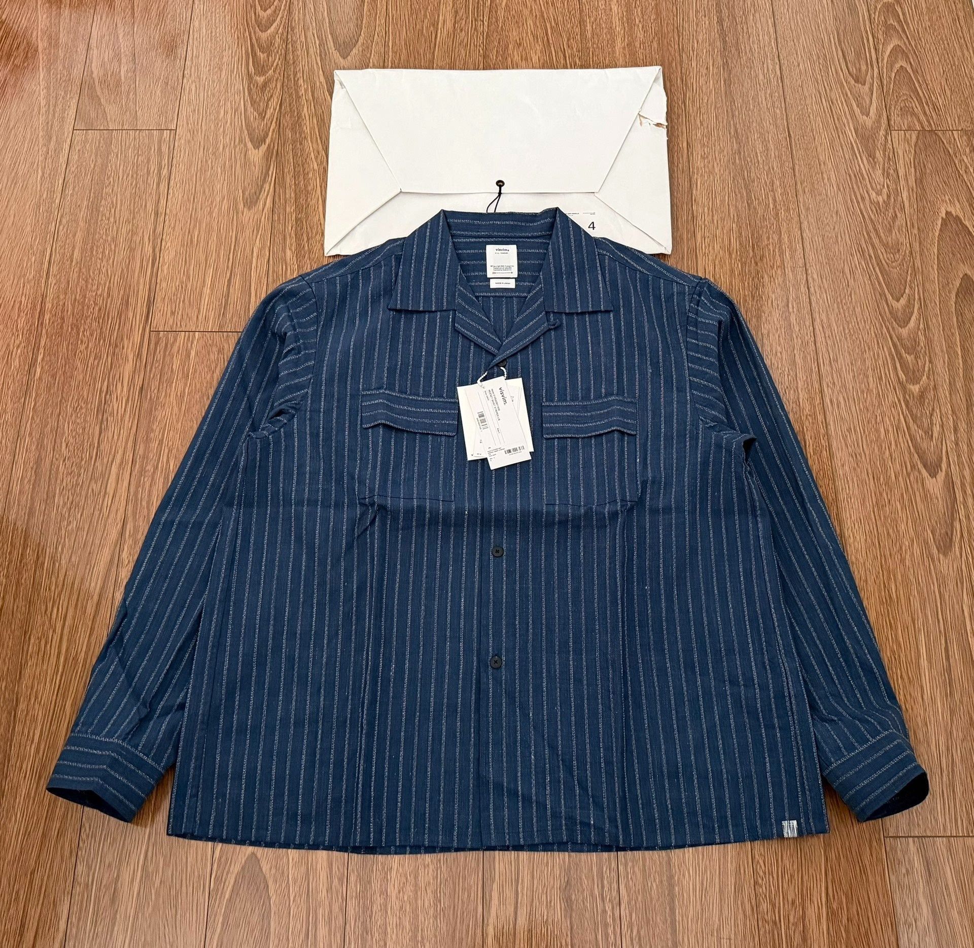 Visvim VISVIM 25AW KEESEY STRIPES L/S SHIRT Size US XL / EU 56 / 4 - 1 Thumbnail