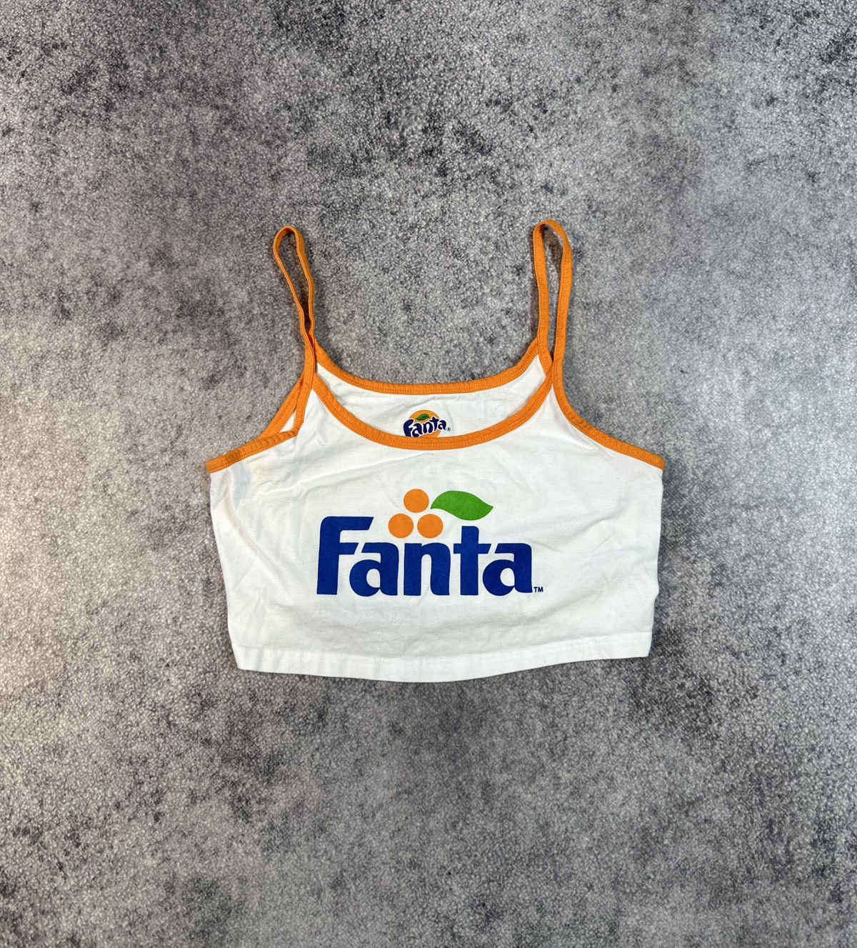 Other Crop Top Fanta Big Logo Tee Streetwear Rare USA Style S Y2K Size S / US 4 / IT 40 - 1 Thumbnail