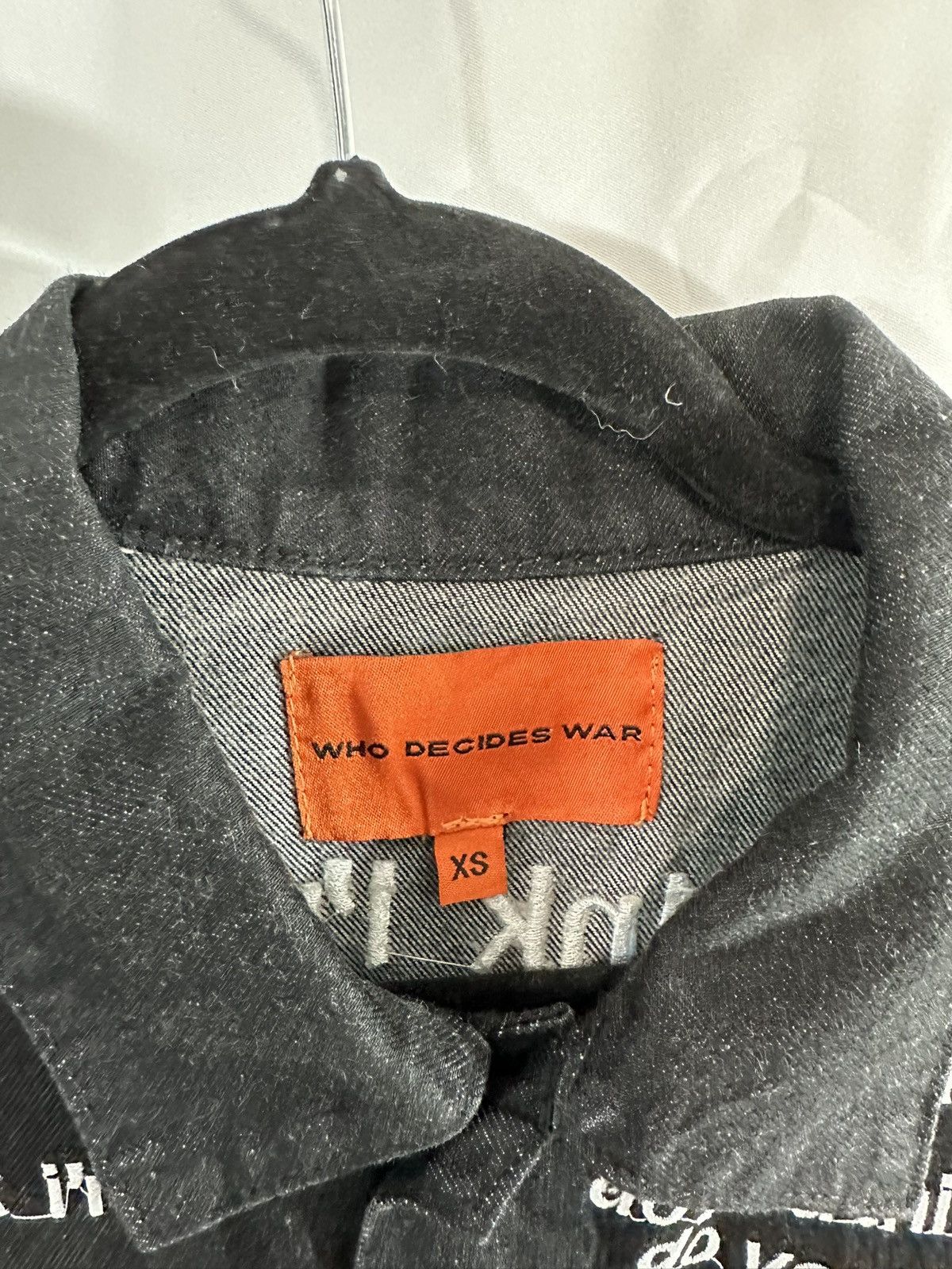 Who Decides War Who Decides War Crazy Denim Jacket Size US XS / EU 42 / 0 - 5 Thumbnail