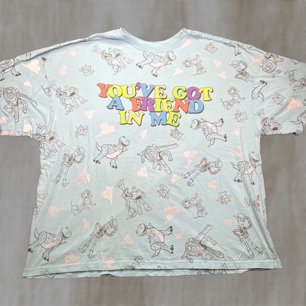 Disney Disney Toy Story You've Got a Friend In Me Clouds AOP Blue Shirt Men’s Size XXL Shirt Size US XXL / EU 58 / 5 - 1 Thumbnail