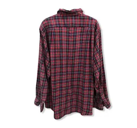Flannel Vintage Villand Plaid Tartan Flannel Shirt 👕 Size US XL / EU 56 / 4 - 4 Thumbnail