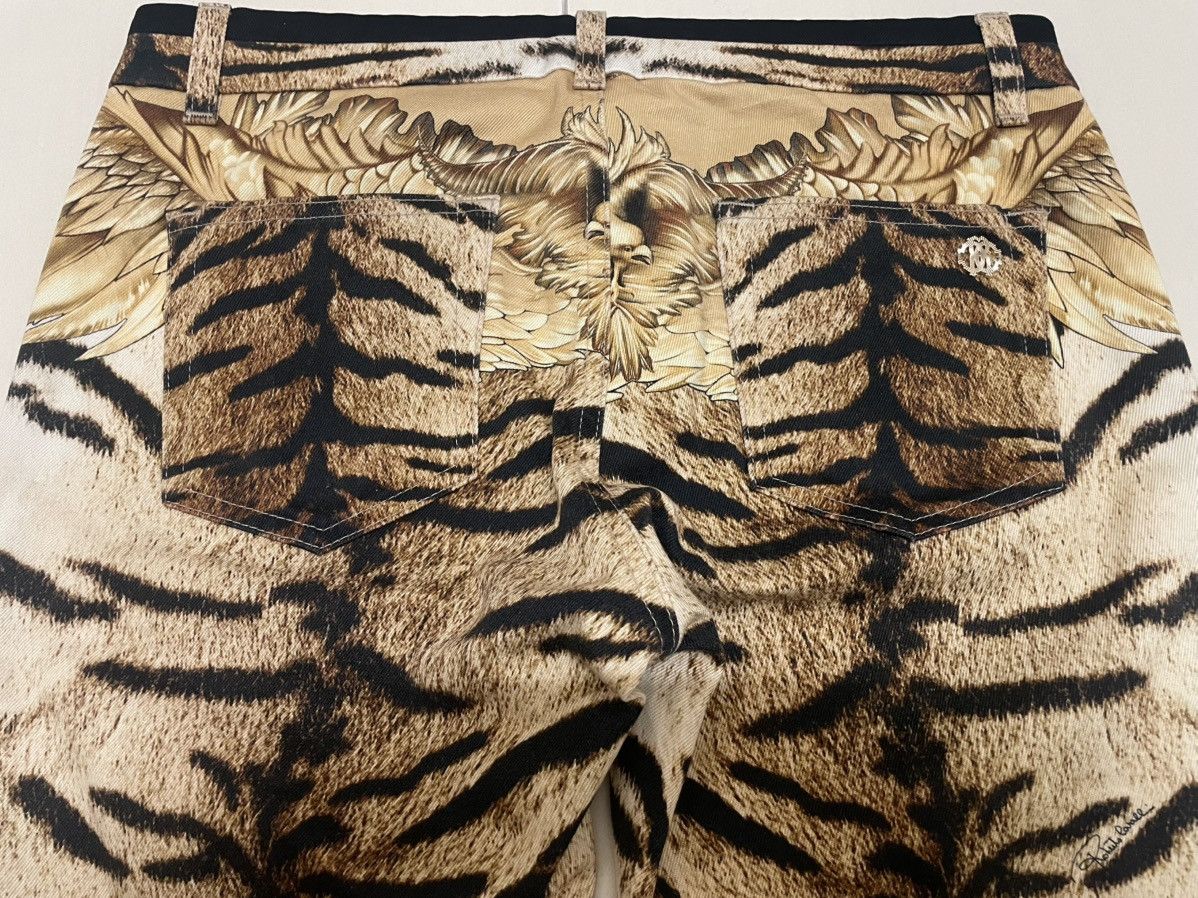 Roberto Cavalli Roberto Cavalli Animal / Tiger Print Pants Size 30" / US 8 / IT 44 - 7 Thumbnail