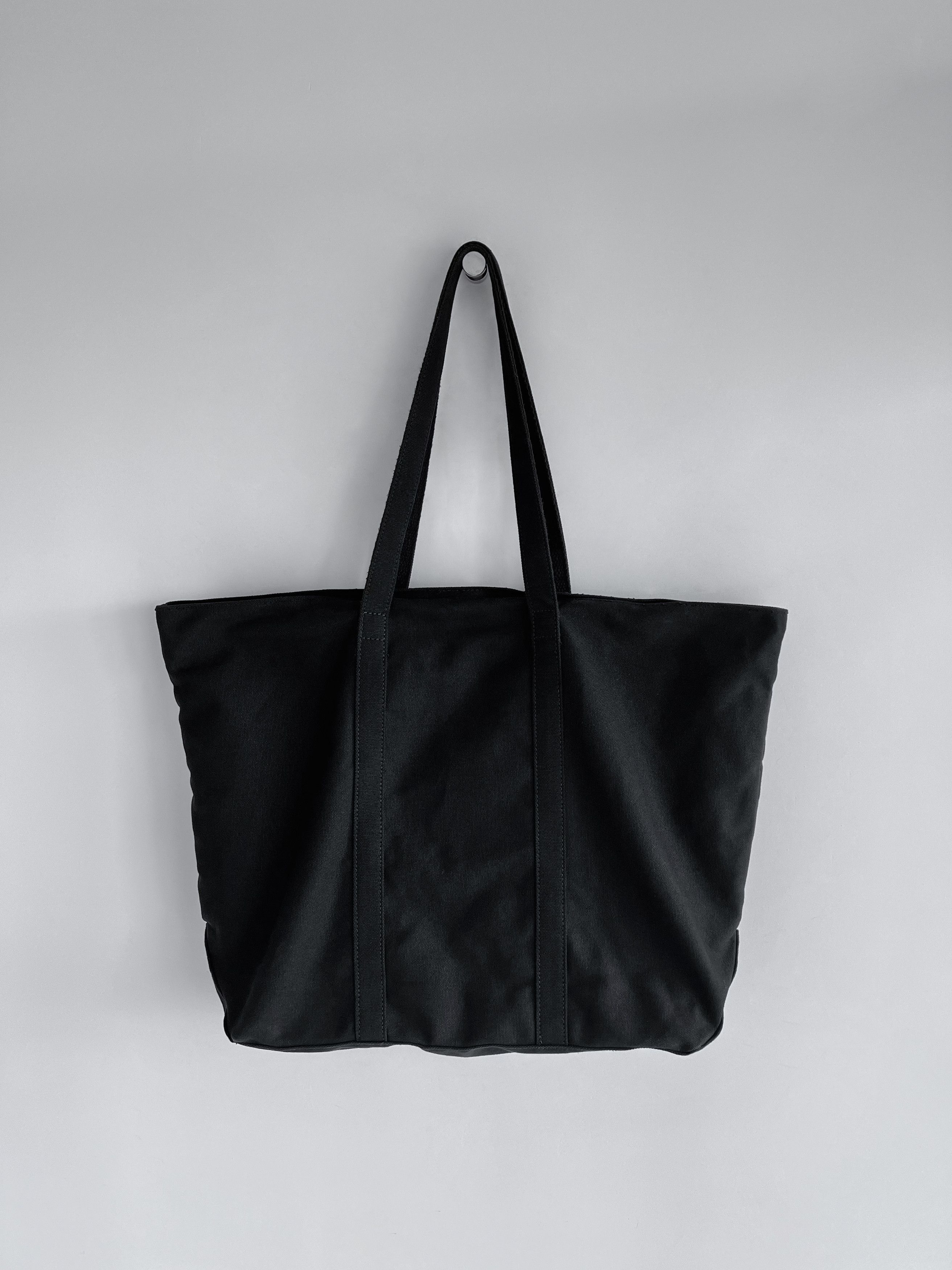 Yohji Yamamoto Y's - EMBROIDERED CANVAS DRAWSTRING BAG