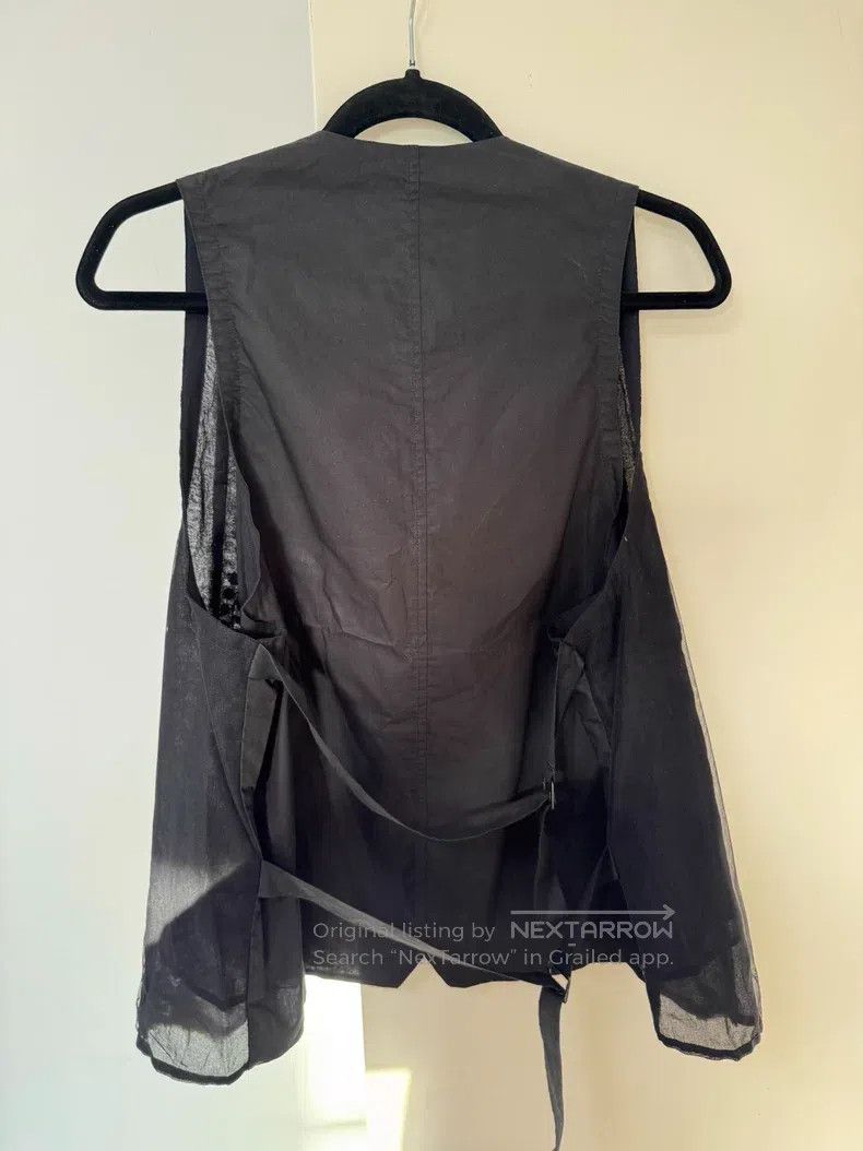 Ann Demeulemeester Ann Demeulemeester Size xxs Black Gold Totem Wool Vest Size XXS / US 00 / IT 34 - 9 Thumbnail