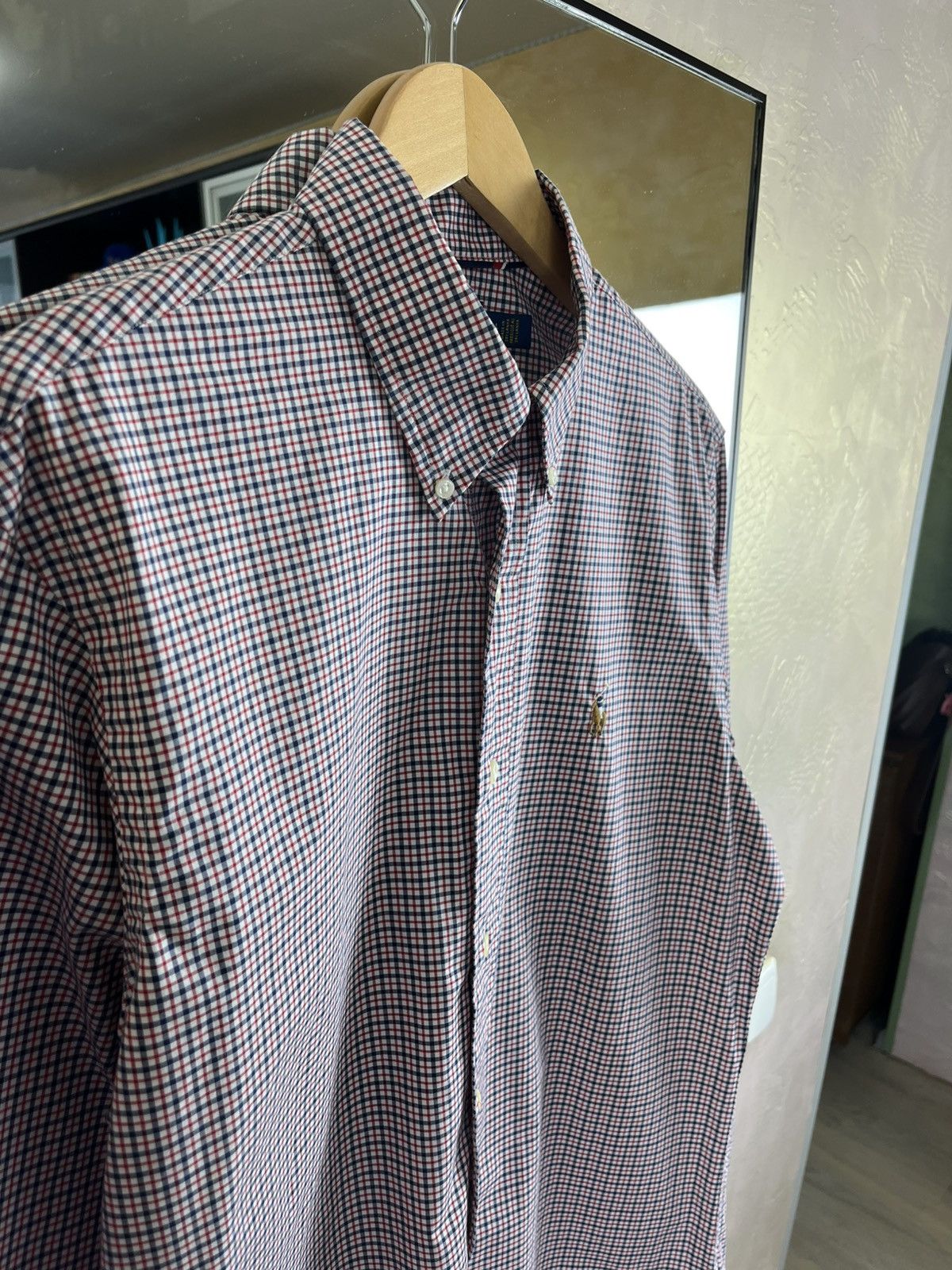 Polo Ralph Lauren Polo Ralph Lauren Slim Fit Premium Cotton Stretch CheckShirt Size US L / EU 52-54 / 3 - 4 Thumbnail