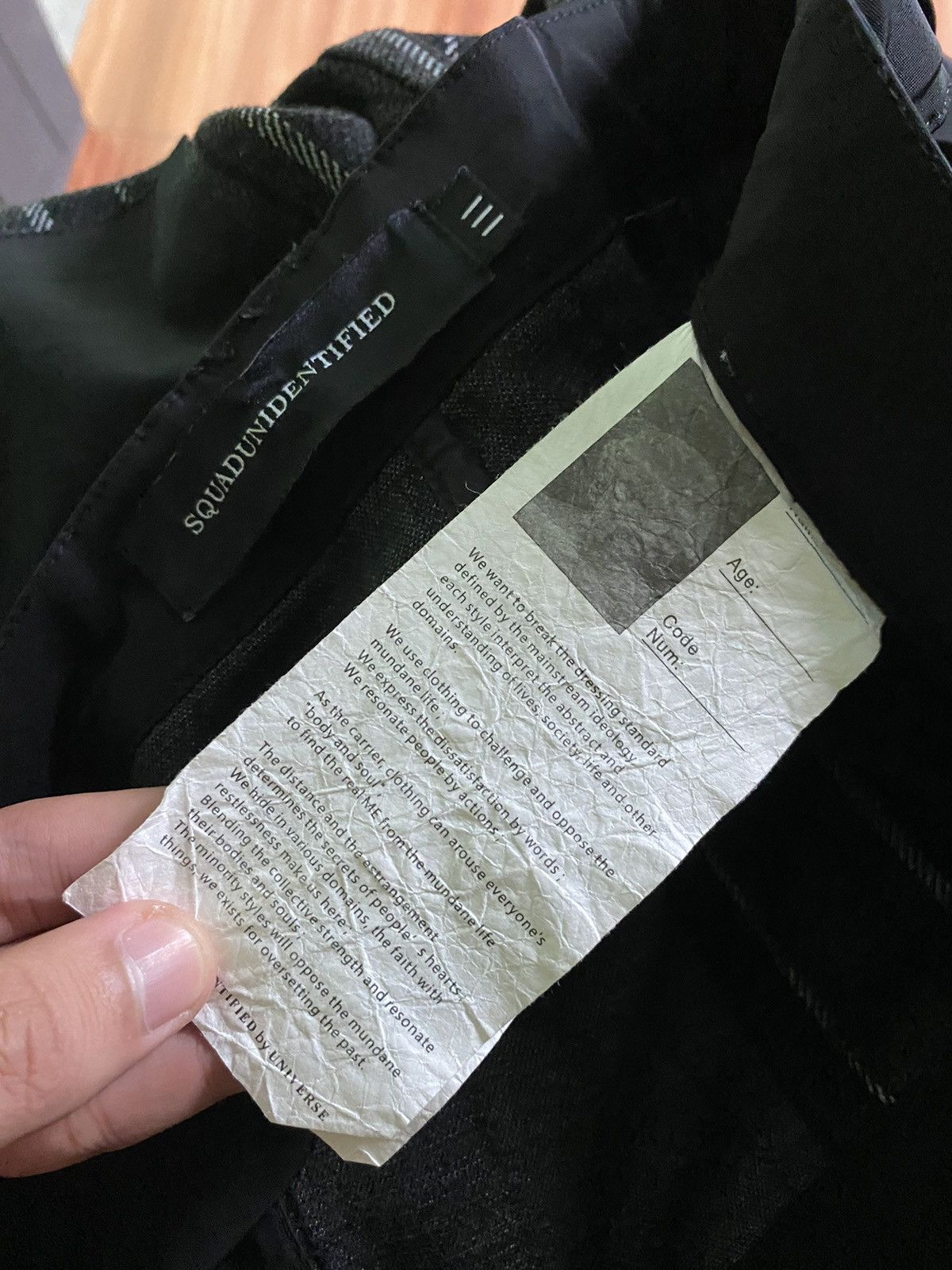 Designer × Hypebeast Squadunidentified Pants Size US 36 / EU 52 - 9 Thumbnail