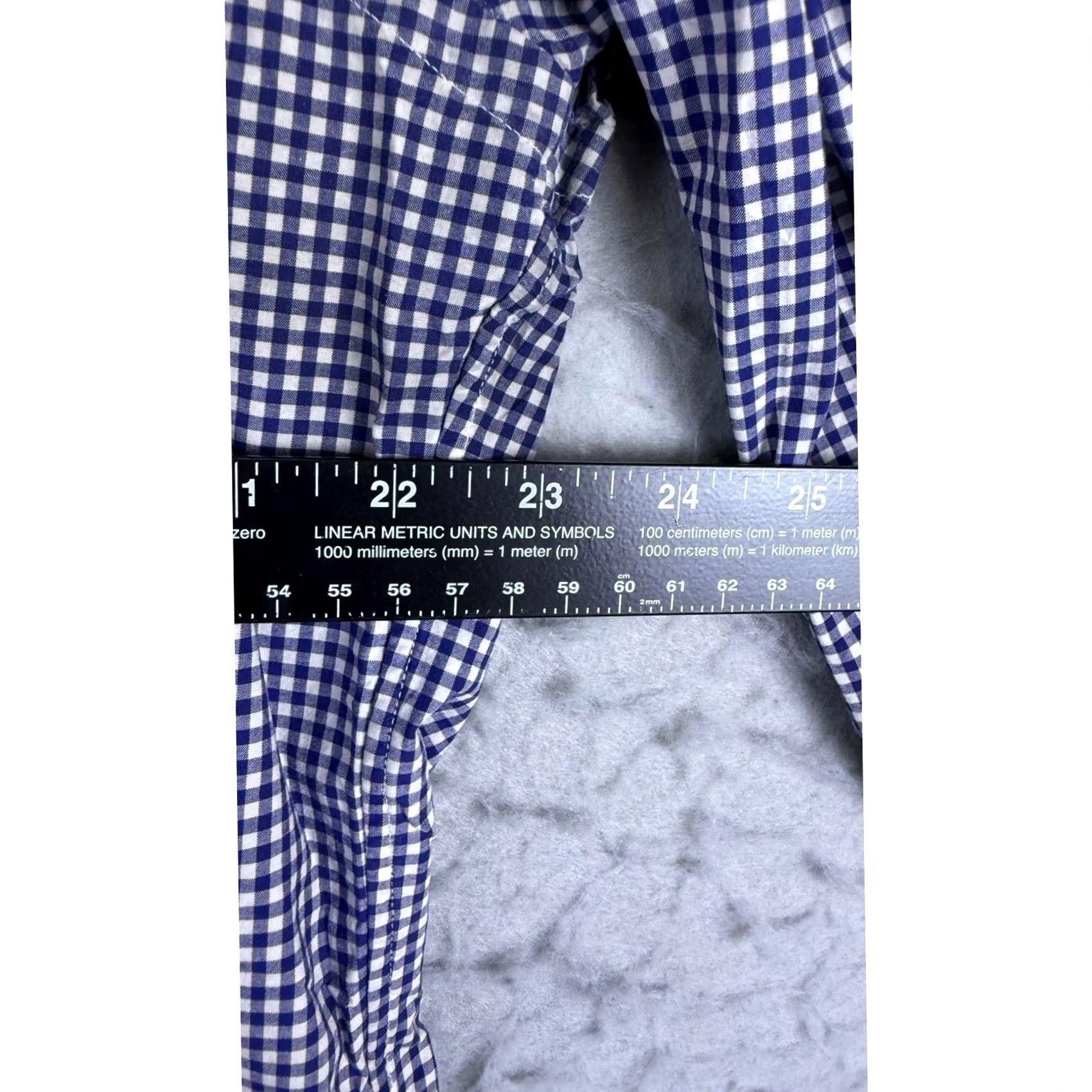 Polo Ralph Lauren Polo Ralph Lauren Mens L Blue Gingham Button Down Classic Fit Shirt Size US L / EU 52-54 / 3 - 7 Thumbnail