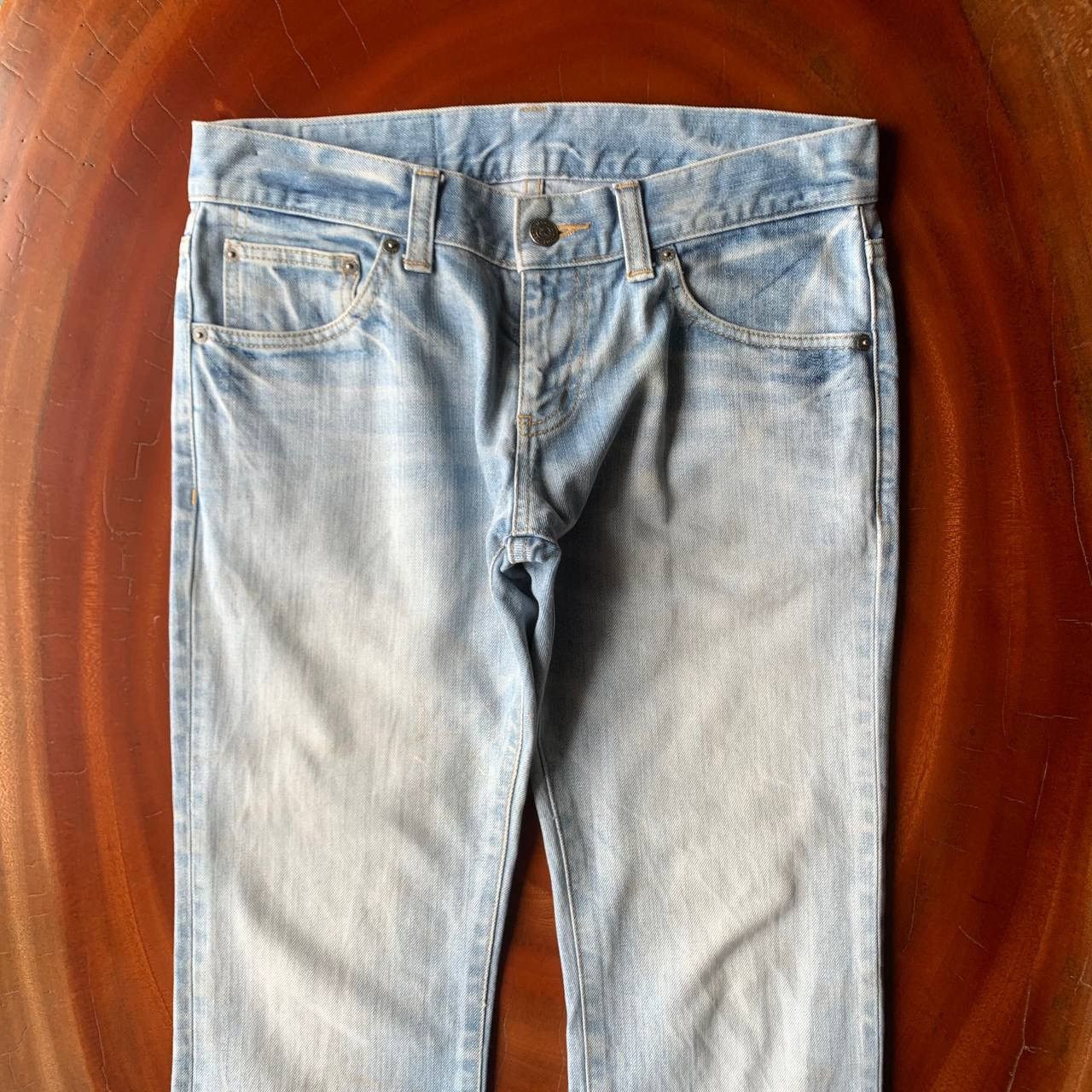 Tornado Mart 💥Archival💥 Flare Vintage Tornado Mart Light Blue Denim Pants Size US 31 - 3 Thumbnail