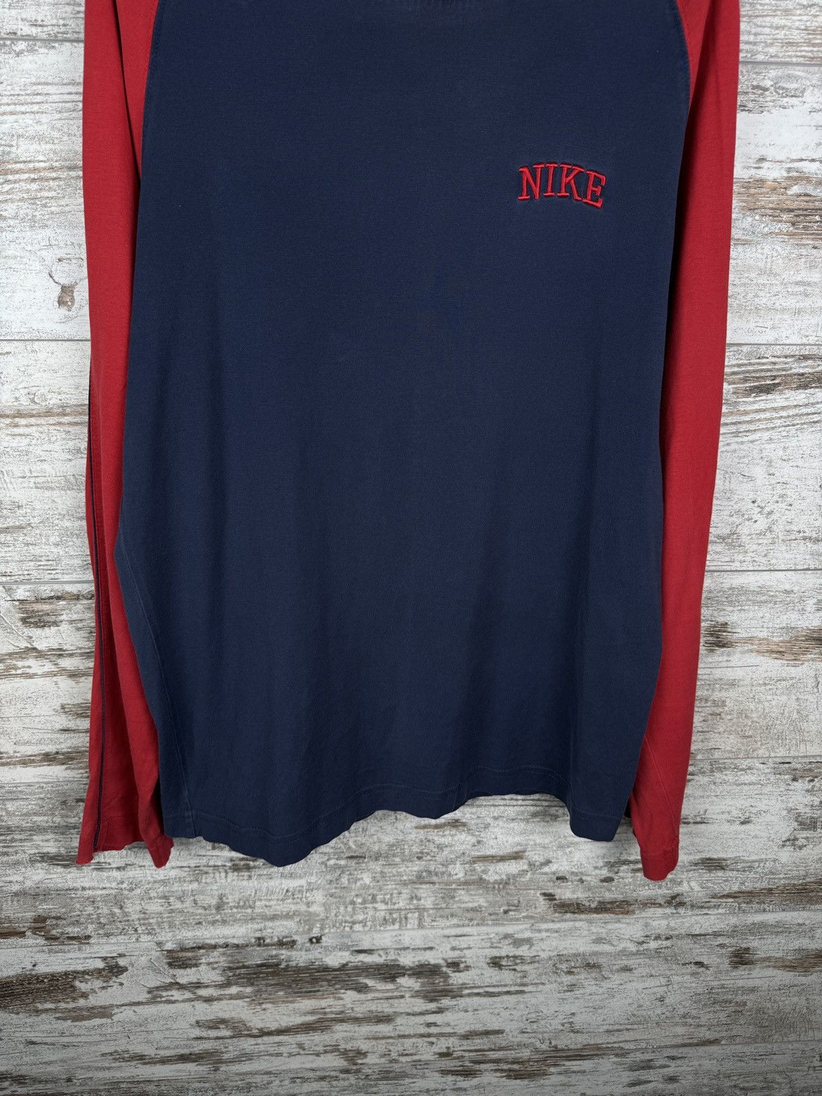 Nike × Vintage Mens Vintage Nike longsleeve T-shirt sweatshirt Size US L / EU 52-54 / 3 - 3 Thumbnail