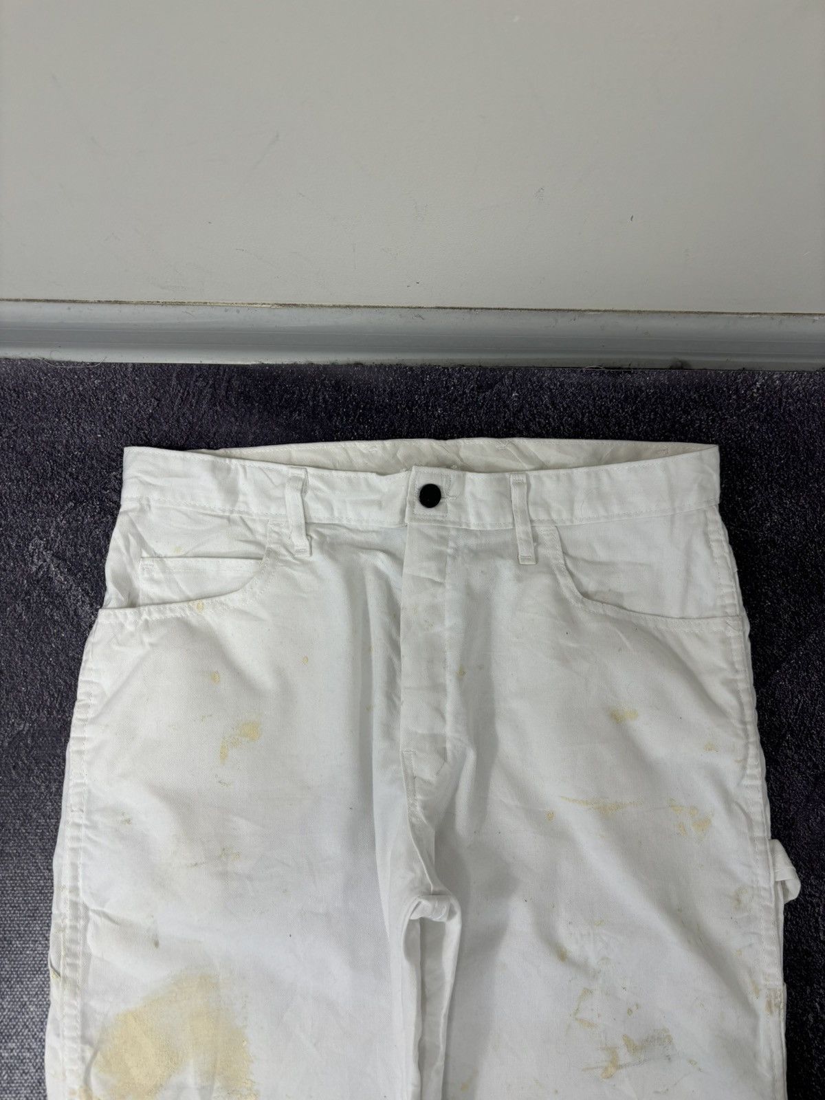 Dickies Vintage Dickies Workwear White Hype Baggy Carpenter Pants Size US 32 / EU 48 - 11 Thumbnail
