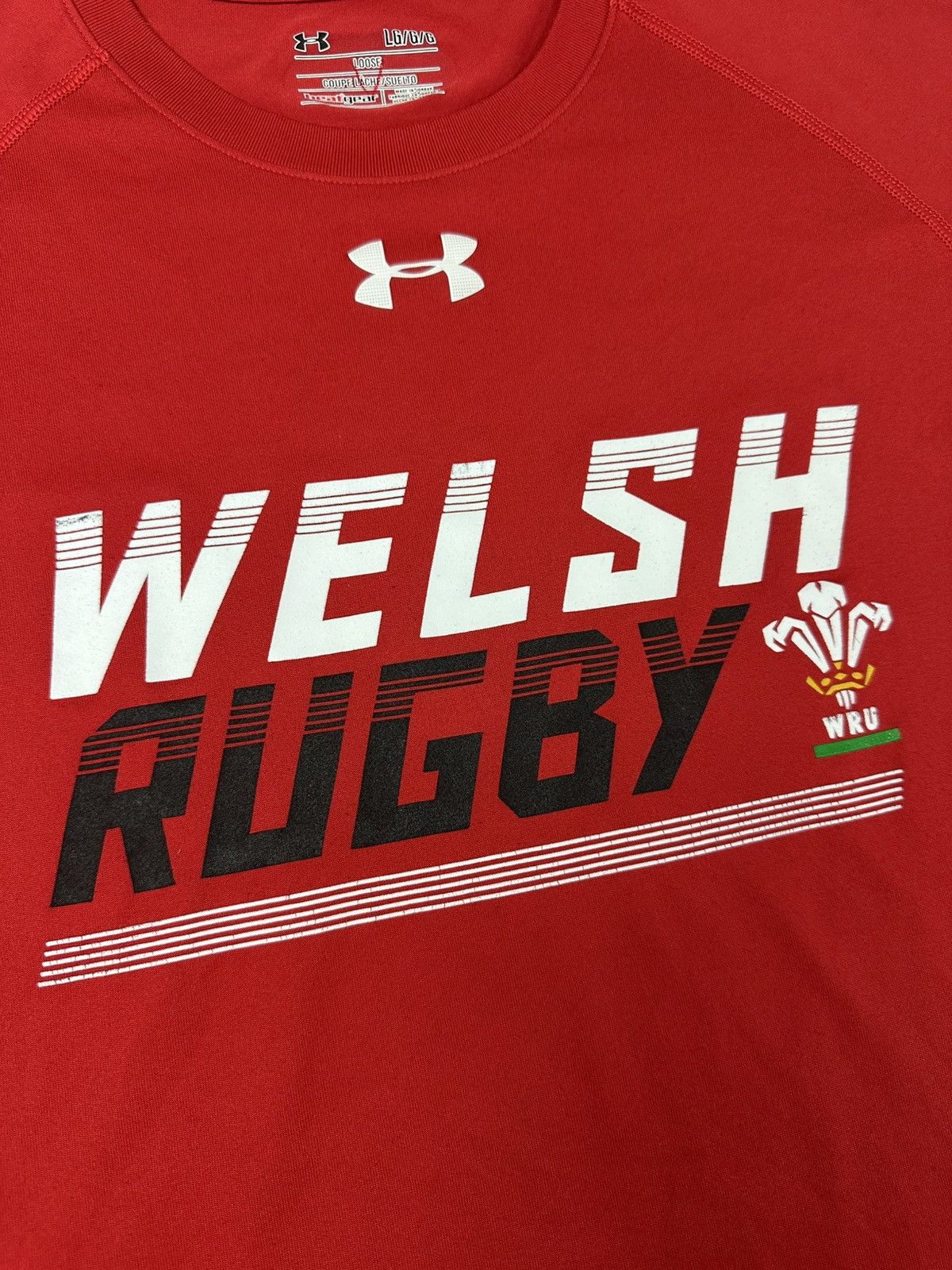 Under Armour Under Armour WELSH Rugby shirt jersey Size US L / EU 52-54 / 3 - 2 Thumbnail