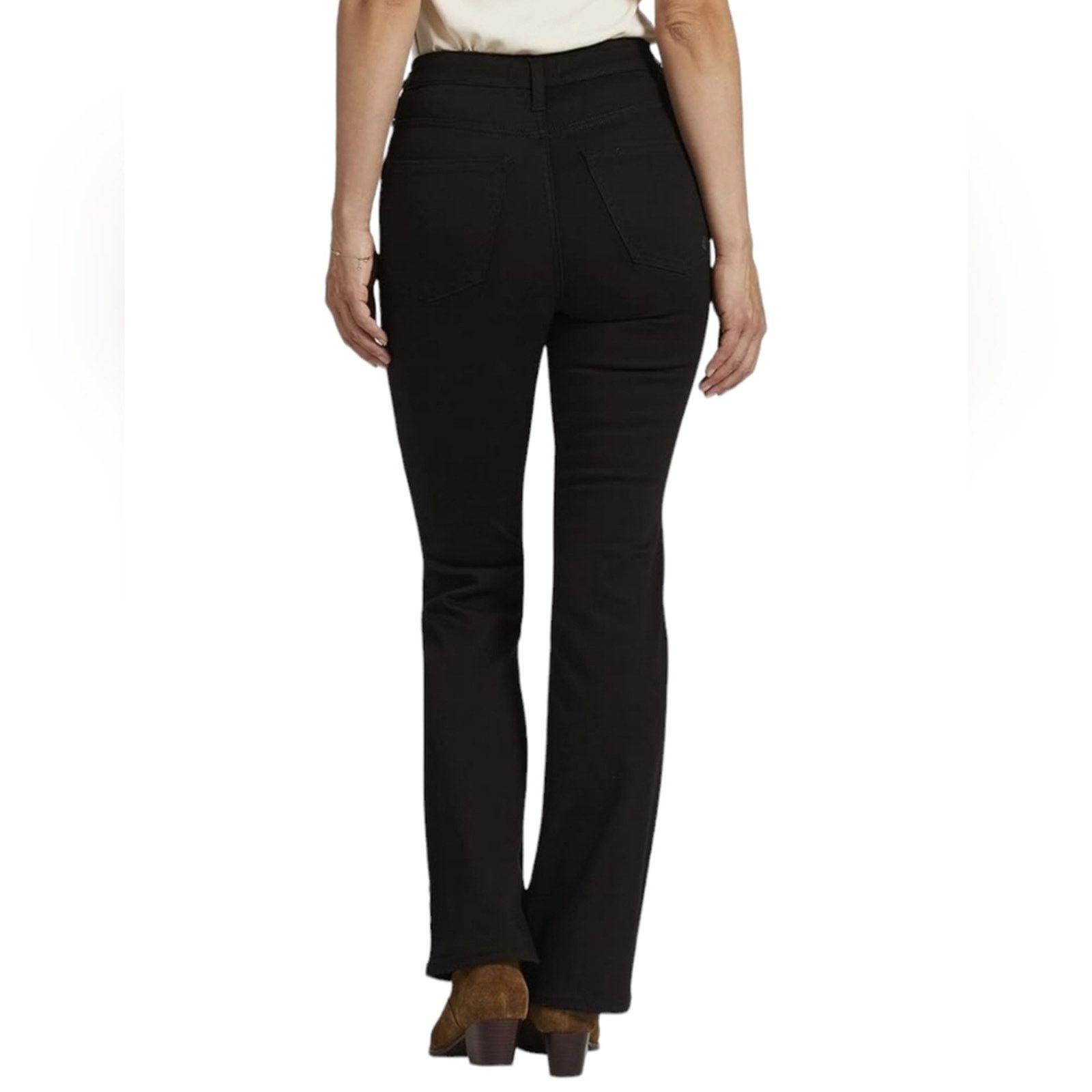 Silver Jeans Co. Silver Jeans Infinite Fit Black Stretch bootcut jeans 12/14 Size 36" / US 14 / IT 50 - 2 Thumbnail