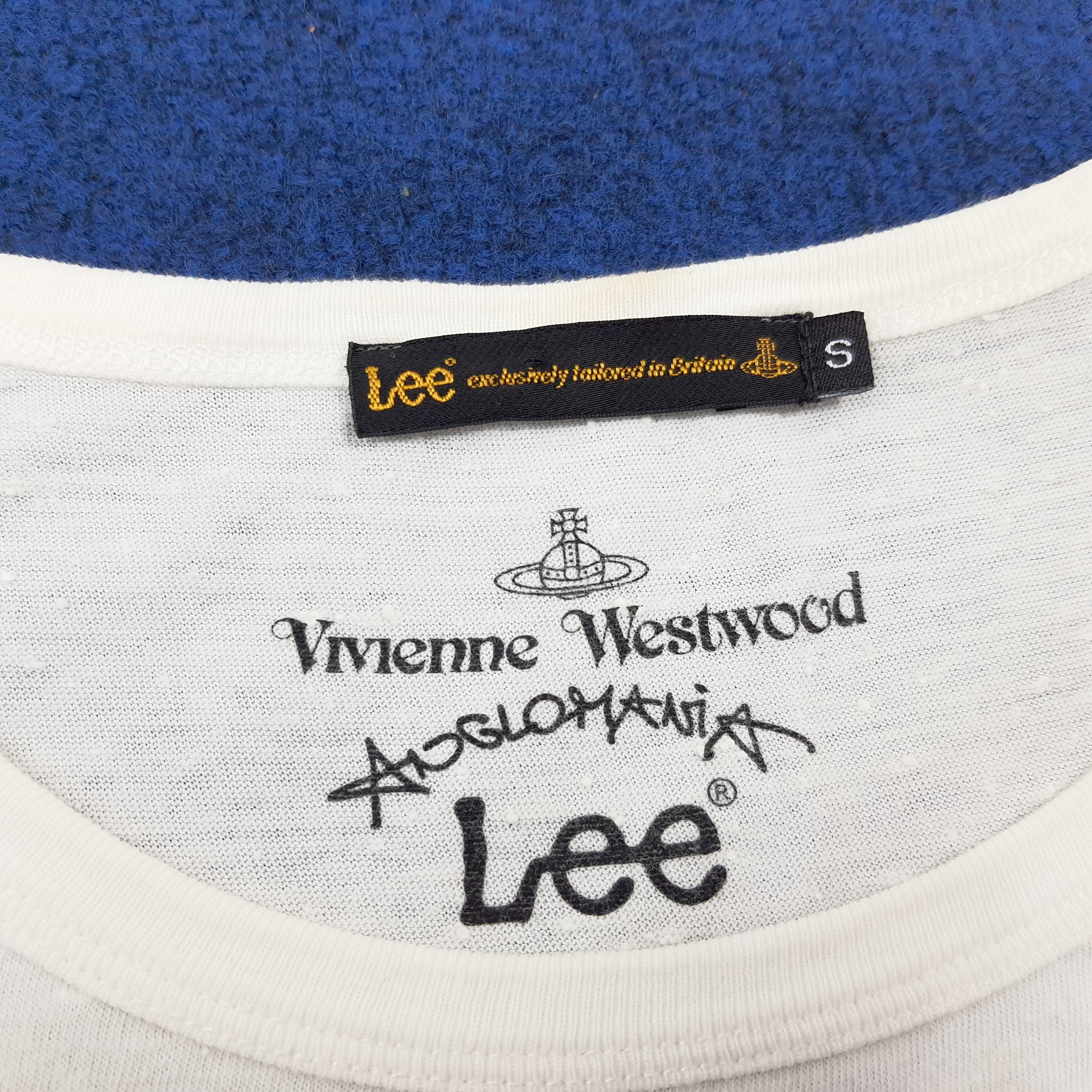 Lee × Vintage × Vivienne Westwood Vintage Vivienne Westwood Anglomania x Lee Designer Tshirt Size S / US 4 / IT 40 - 5 Thumbnail