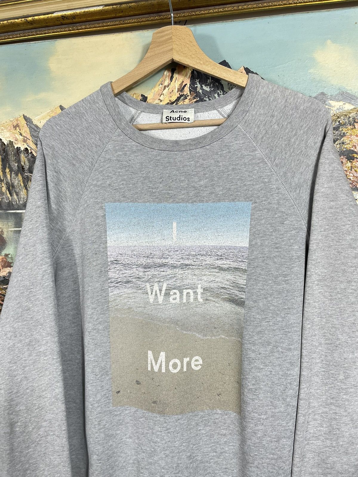Acne Studios × Designer Acne Studios Baggy Oversize Crewneck Luxury Designer Premium Size US S / EU 44-46 / 1 - 5 Thumbnail