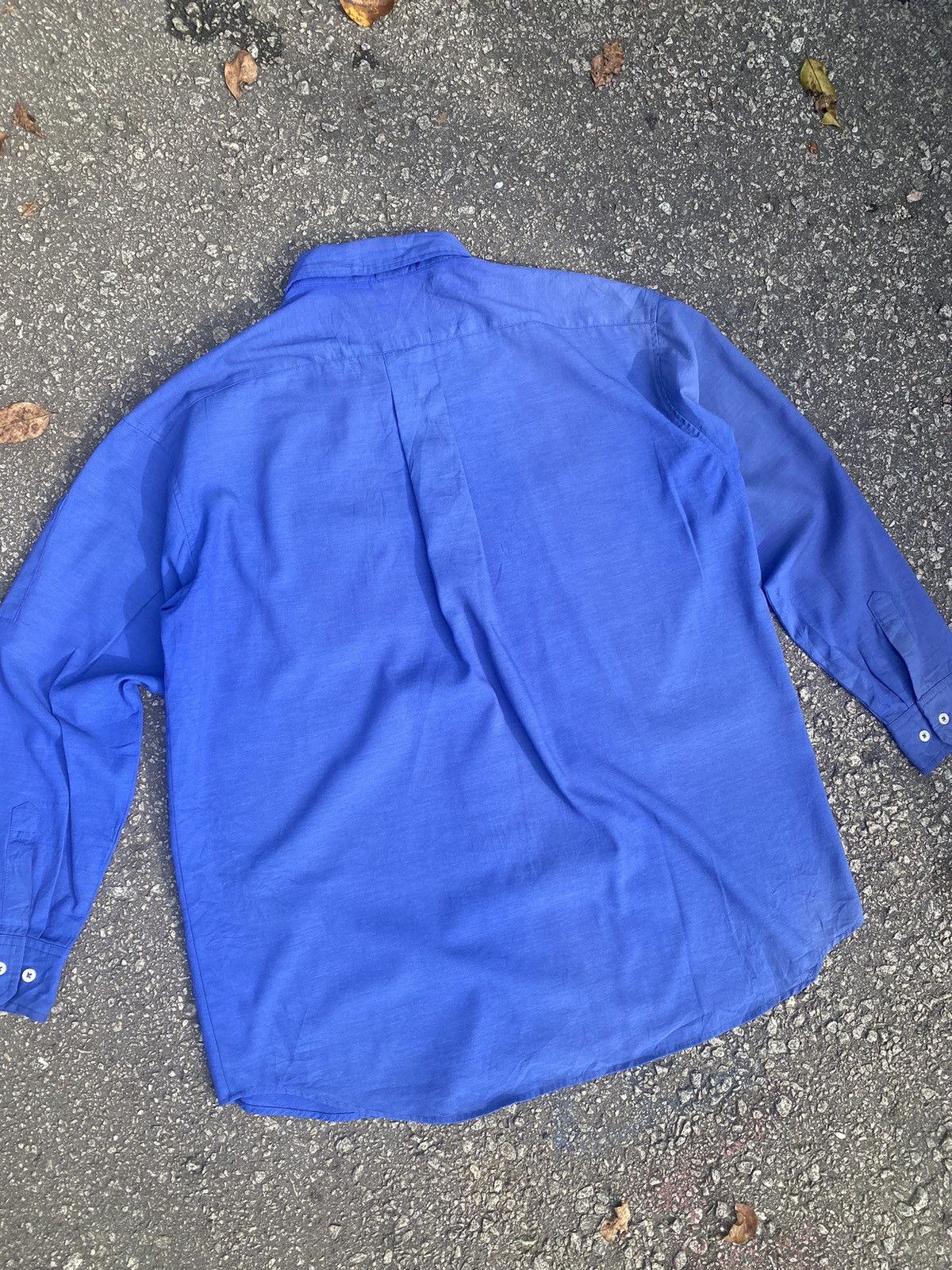 Japanese Brand × Vintage 🔥 Sunfaded 🔥 Vintage Eneos Long Sleeve Button Up Shirt Size US XL / EU 56 / 4 - 11 Thumbnail