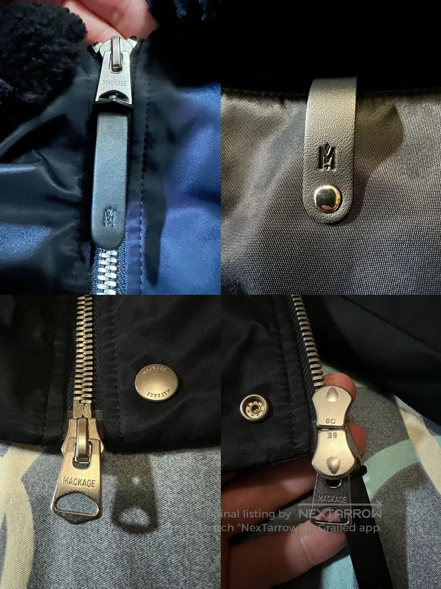 Mackage mackage francis bomber jacket with shearling collar. Size US M / EU 48-50 / 2 - 6 Thumbnail