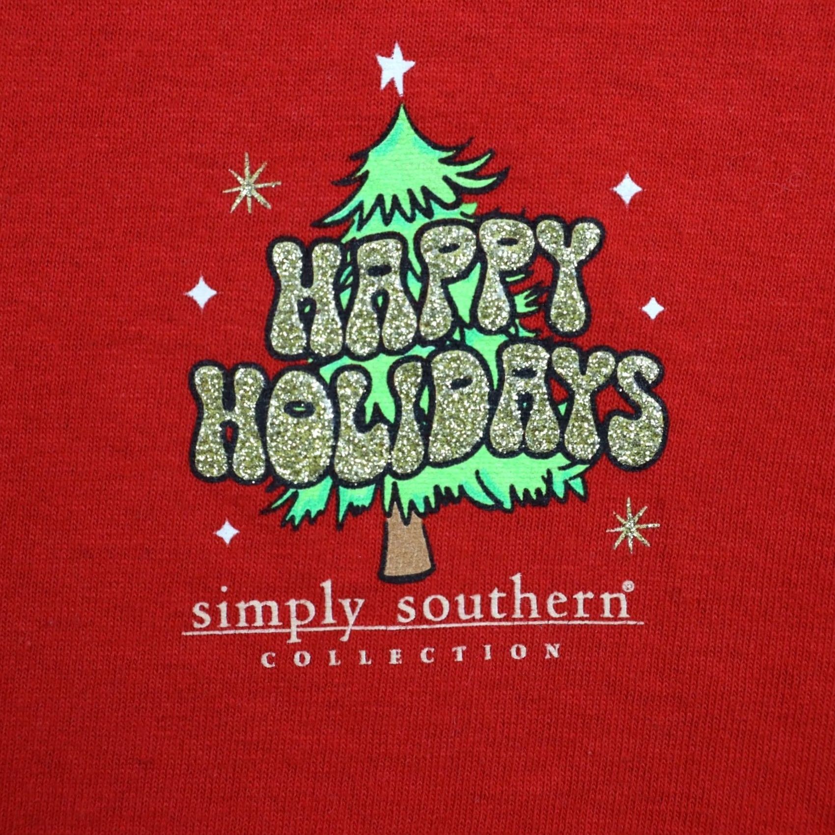 Vintage Simply Southern T-Shirt Womens 2XL Christmas Santa Tee Red Long Sleeve Shirt Womens Christmas Holiday T-Shirt 2XL Red Size XXL / US 16-18 / IT 52-54 - 4 Thumbnail