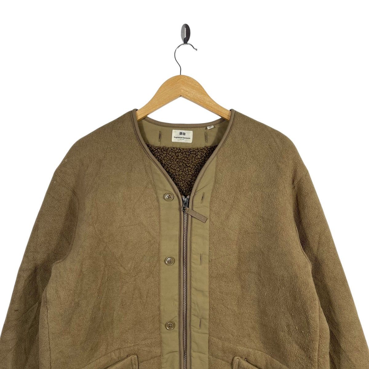Engineered Garments × Uniqlo UNIQLO x Engineered Garments Fleece Cardigan Jacket Brown FW Size US S / EU 44-46 / 1 - 2 Thumbnail