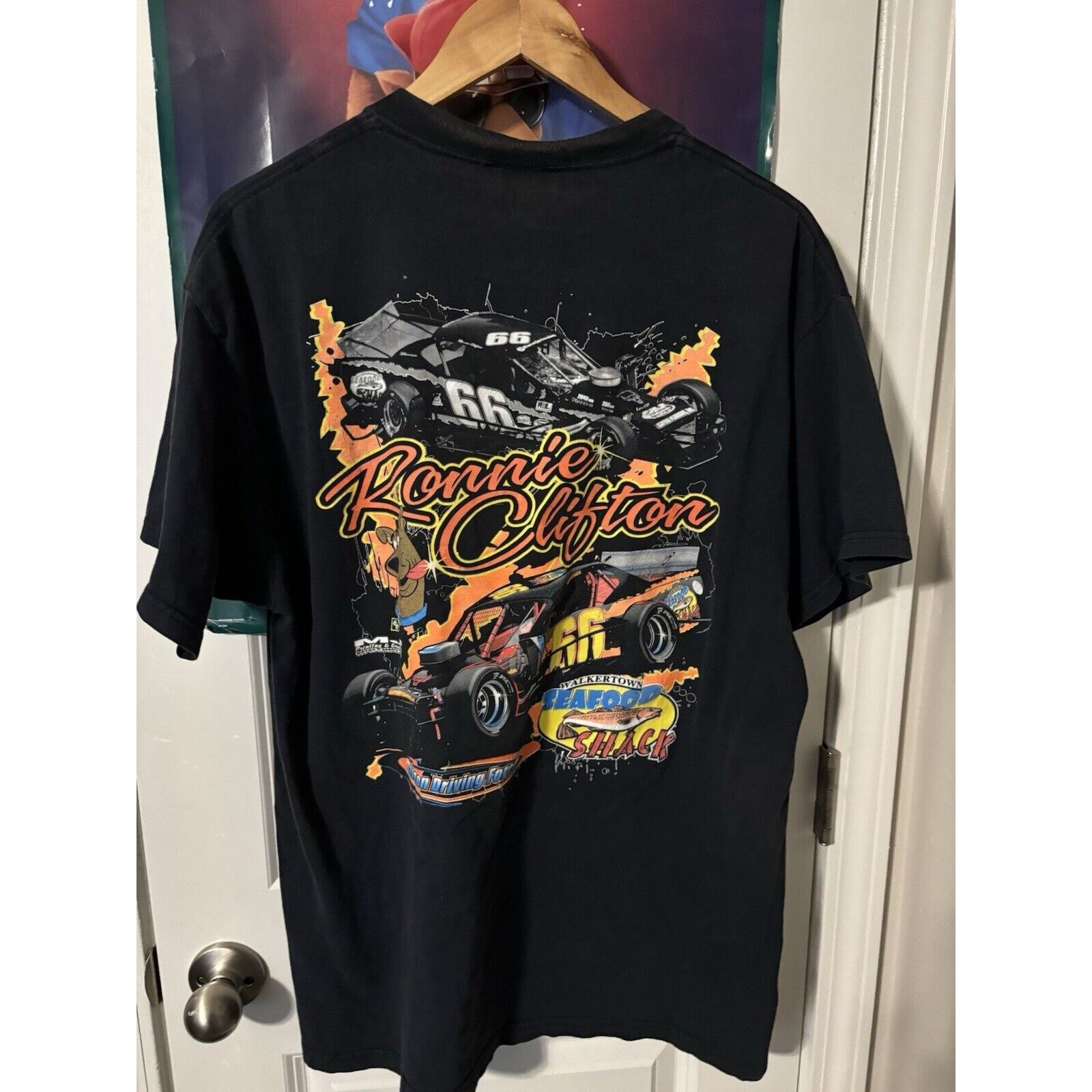 Other Vintage Ronnie Clifton scooby doo y2k nascar black Tagged Xl Size US XL / EU 56 / 4 - 3 Thumbnail