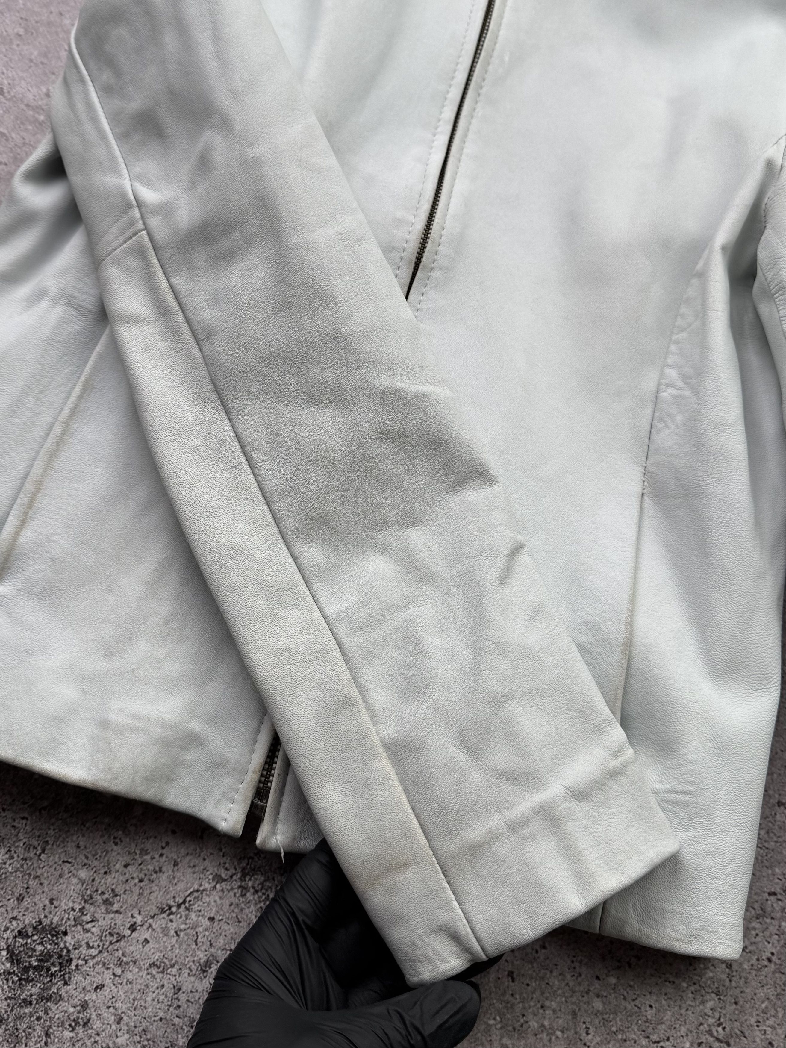 Japanese Brand Vintage Cropped Leather Jacket(V151)C647 Size M / US 6-8 / IT 42-44 - 8 Thumbnail