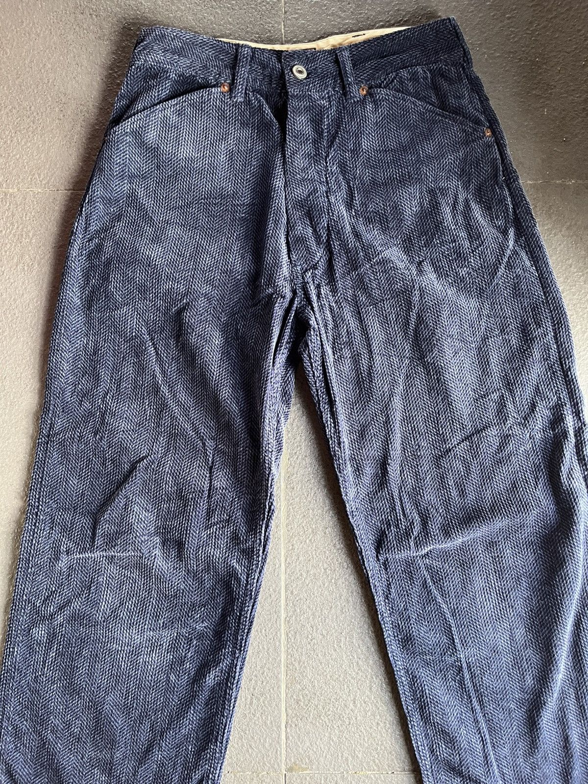 Momotaro Jeans Momotaro Corduroy Wooven Herringbone Cinch Strap Waist Size US 28 / EU 44 - 3 Thumbnail