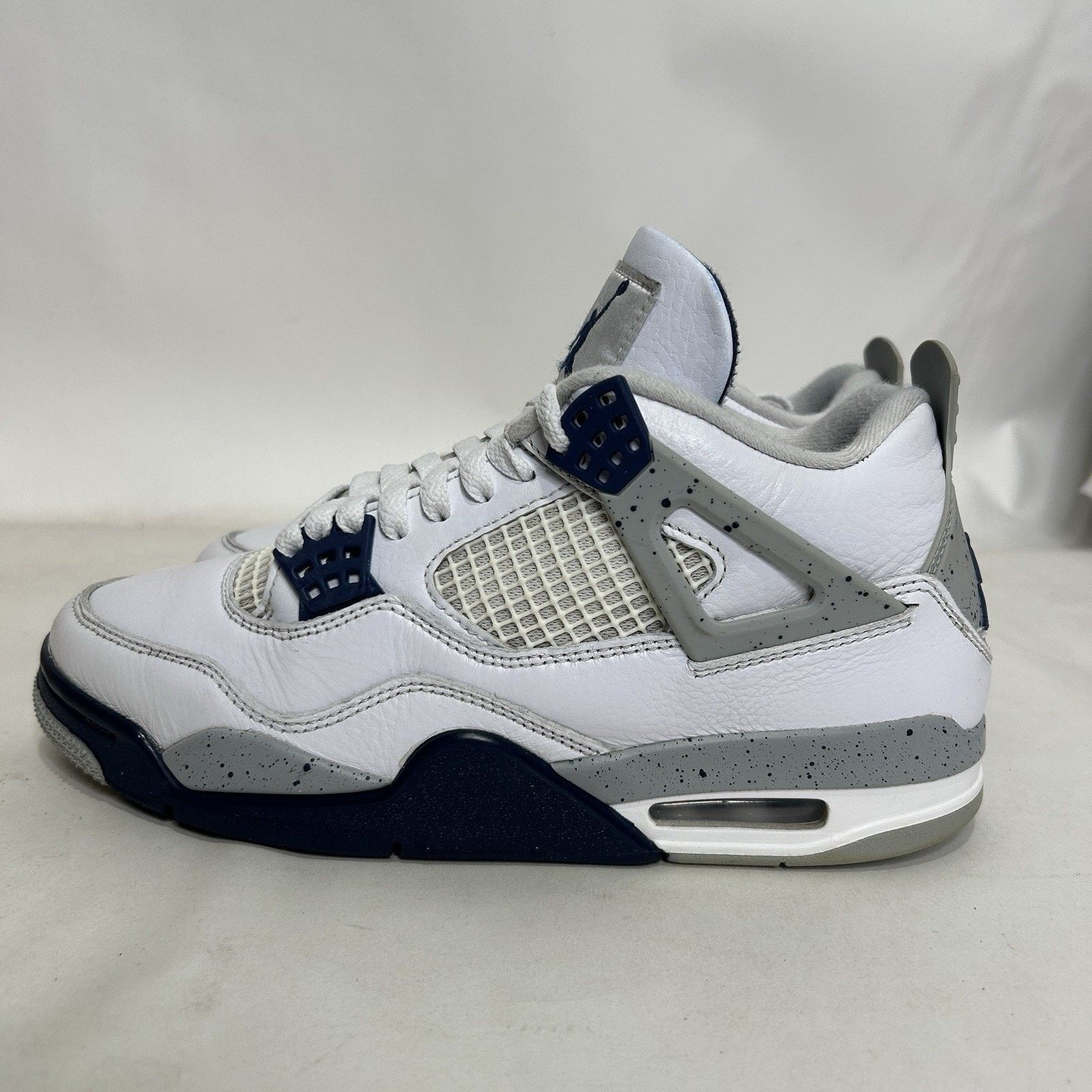 Jordan Brand Nike Air Jordan Retro 4 “Midnight Navy” Size US 8 / EU 41 - 6 Thumbnail