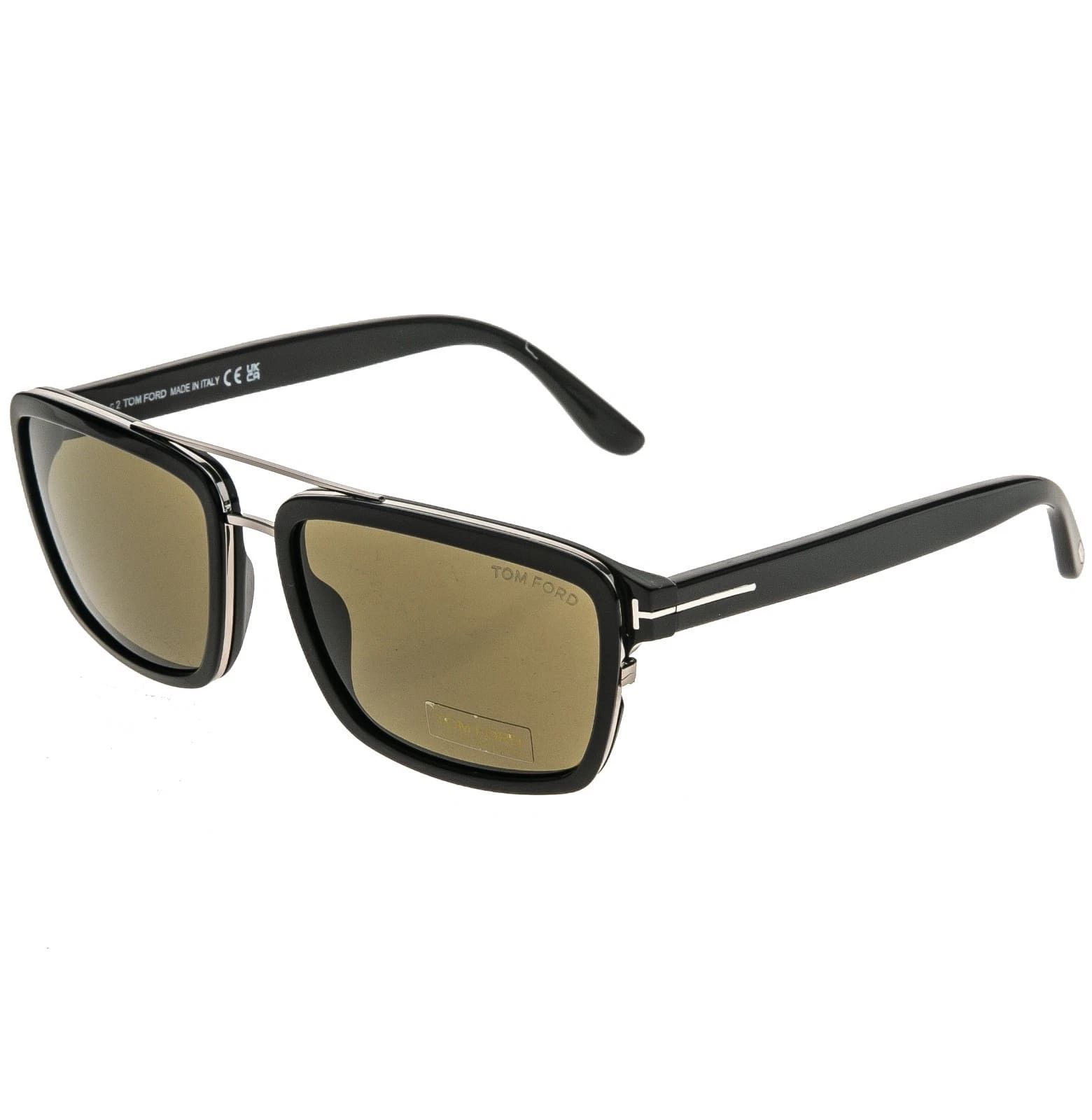 Tom Ford TOM FORD ANDERS TF780 780 Black Square Sunglass FT0780 01J Size ONE SIZE - 8 Thumbnail