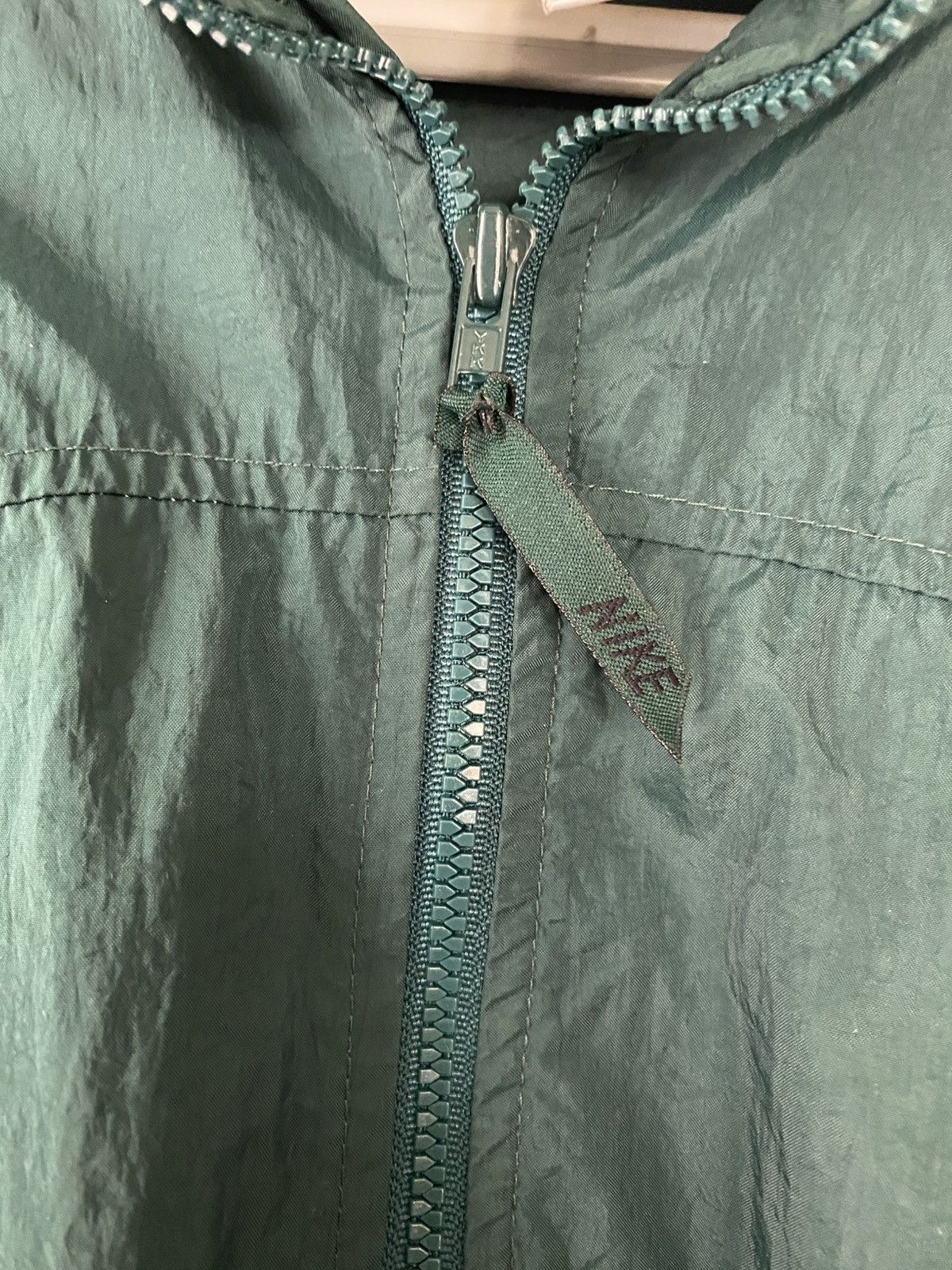 Nike × Vintage 🔥 VTG 90s Y2K Nike Windbreaker Track Jacket XXL Green Nylon Size US XXL / EU 58 / 5 - 3 Thumbnail