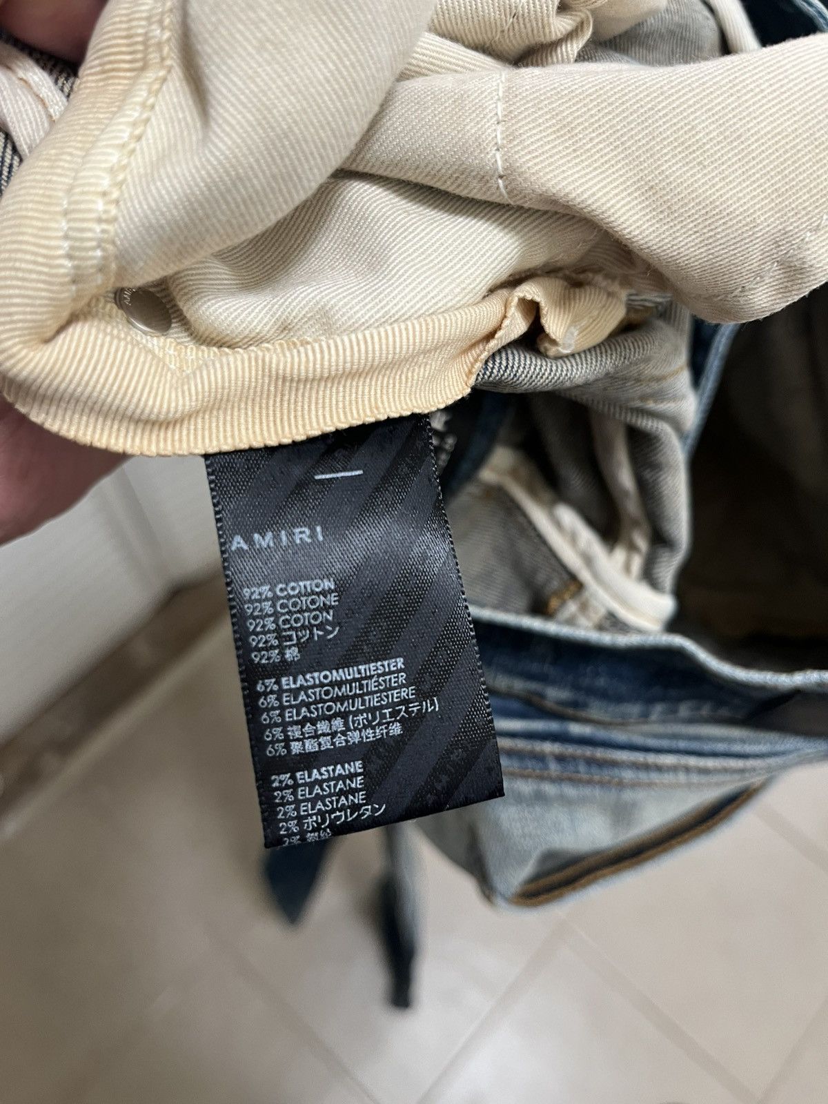 Amiri Amiri Core Logo Jean Sz 38 Size US 38 / EU 54 - 10 Thumbnail