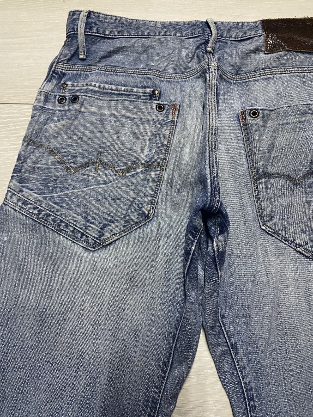 Edwin Edwin E Function Grunge Distressed Twist leg Baggy Jeans Size US 34 / EU 50 - 9 Thumbnail