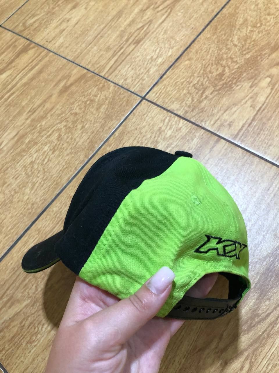 Vintage Vintage black Cap Y2K big logo Kawasaki racing team Hats Size ONE SIZE - 17 Thumbnail