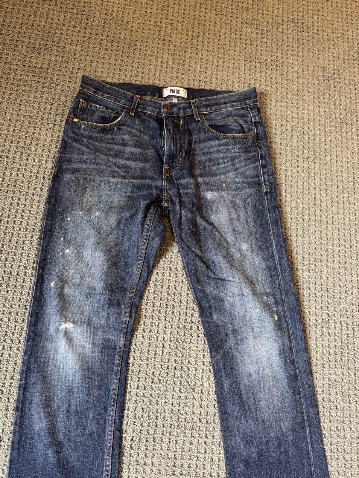 Paige Paige Federal slim straight distressed denim $219 Size US 32 / EU 48 - 3 Thumbnail