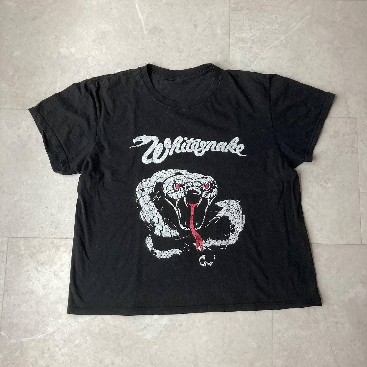 Band Tees Vintage Whitesnake David Coverdale Metal Rock Band Boxy Tee Size US M / EU 48-50 / 2 - 1 Thumbnail