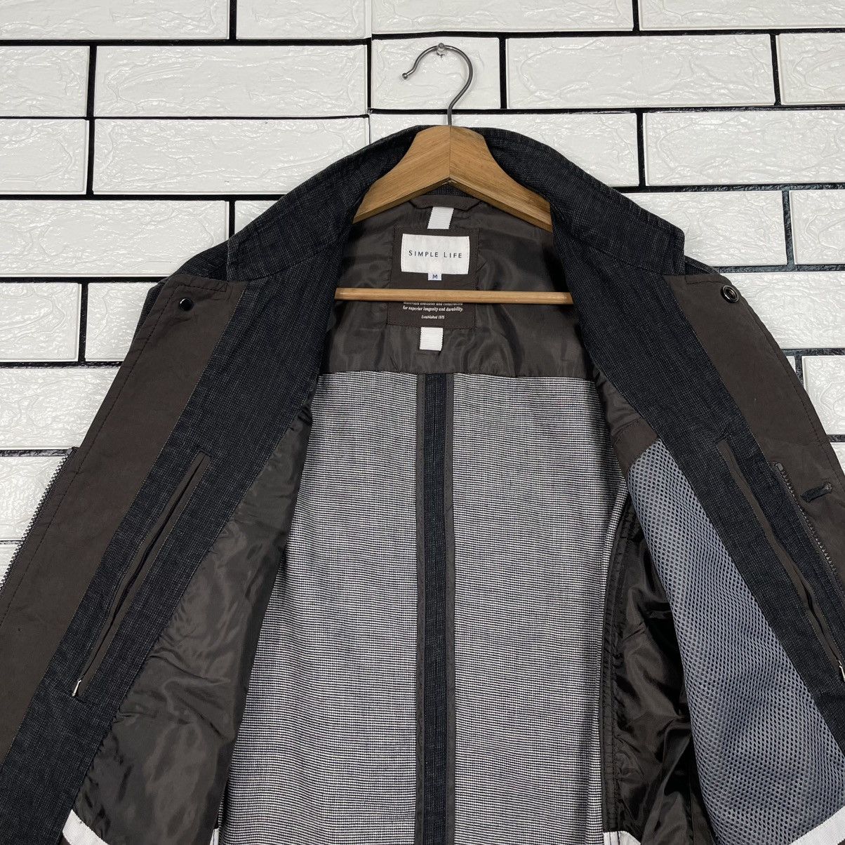 Japanese Brand Japanese Brand Simple Life Ripstop Black Jacket Size US M / EU 48-50 / 2 - 12 Thumbnail