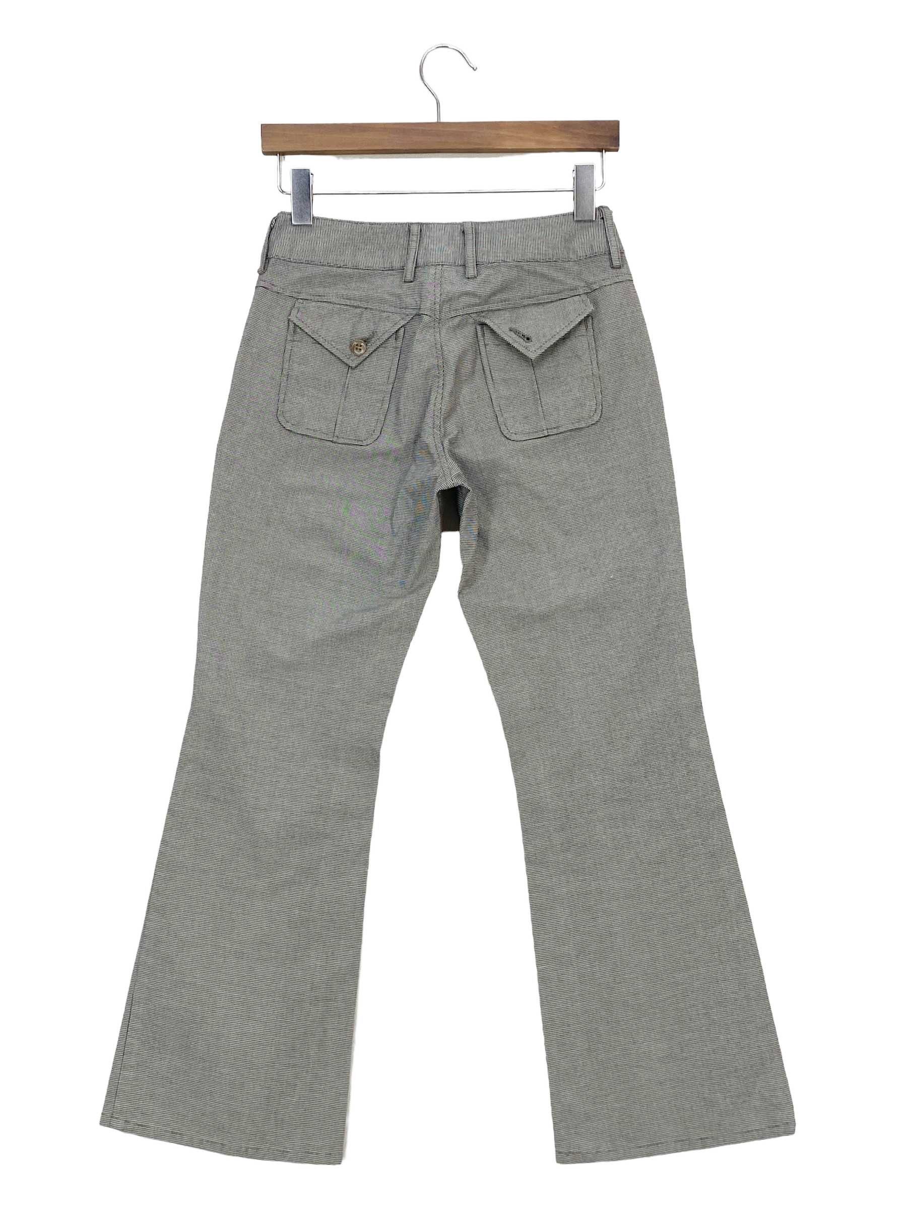 Japanese Brand Et Boite Japanese Brand Checkered Pattern Boot Cut Jeans Size US 27 - 2 Thumbnail