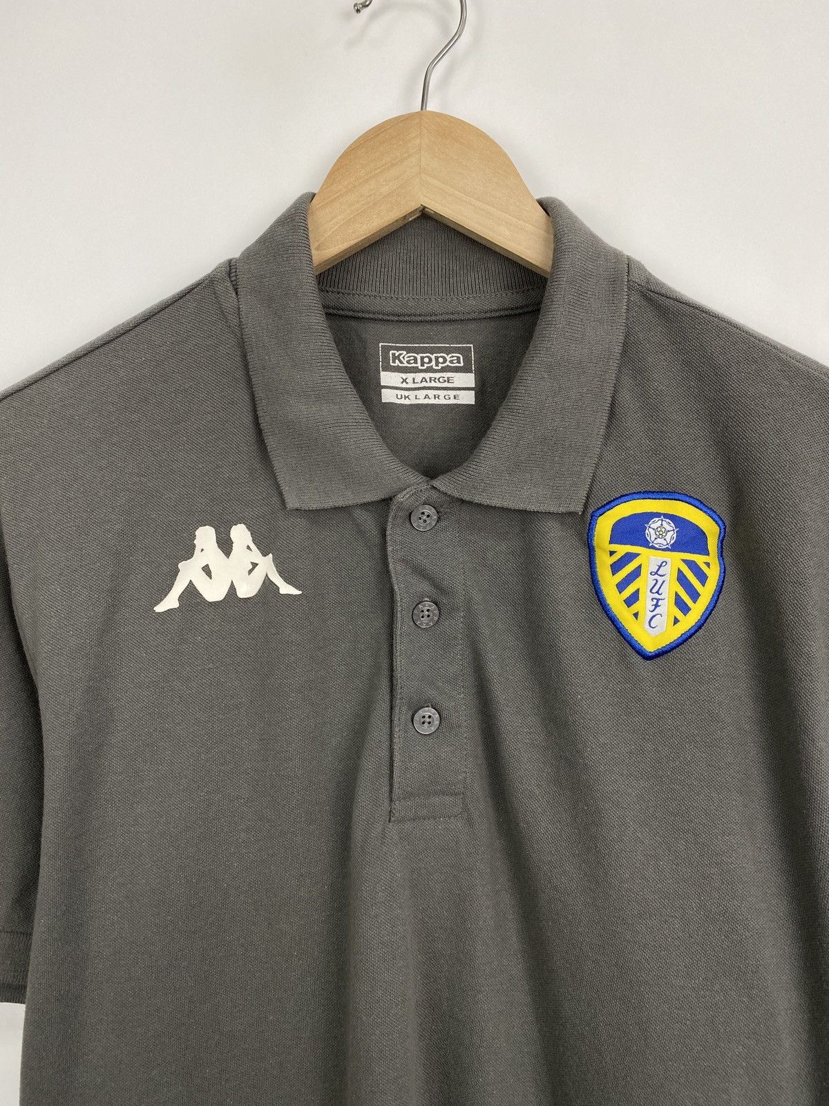 Kappa 🏴󠁧󠁢󠁥󠁮󠁧󠁿Vintage Y2K Kappa Leeds United LUFC Soccer Jersey Blokecore Size US XL / EU 56 / 4 - 4 Thumbnail