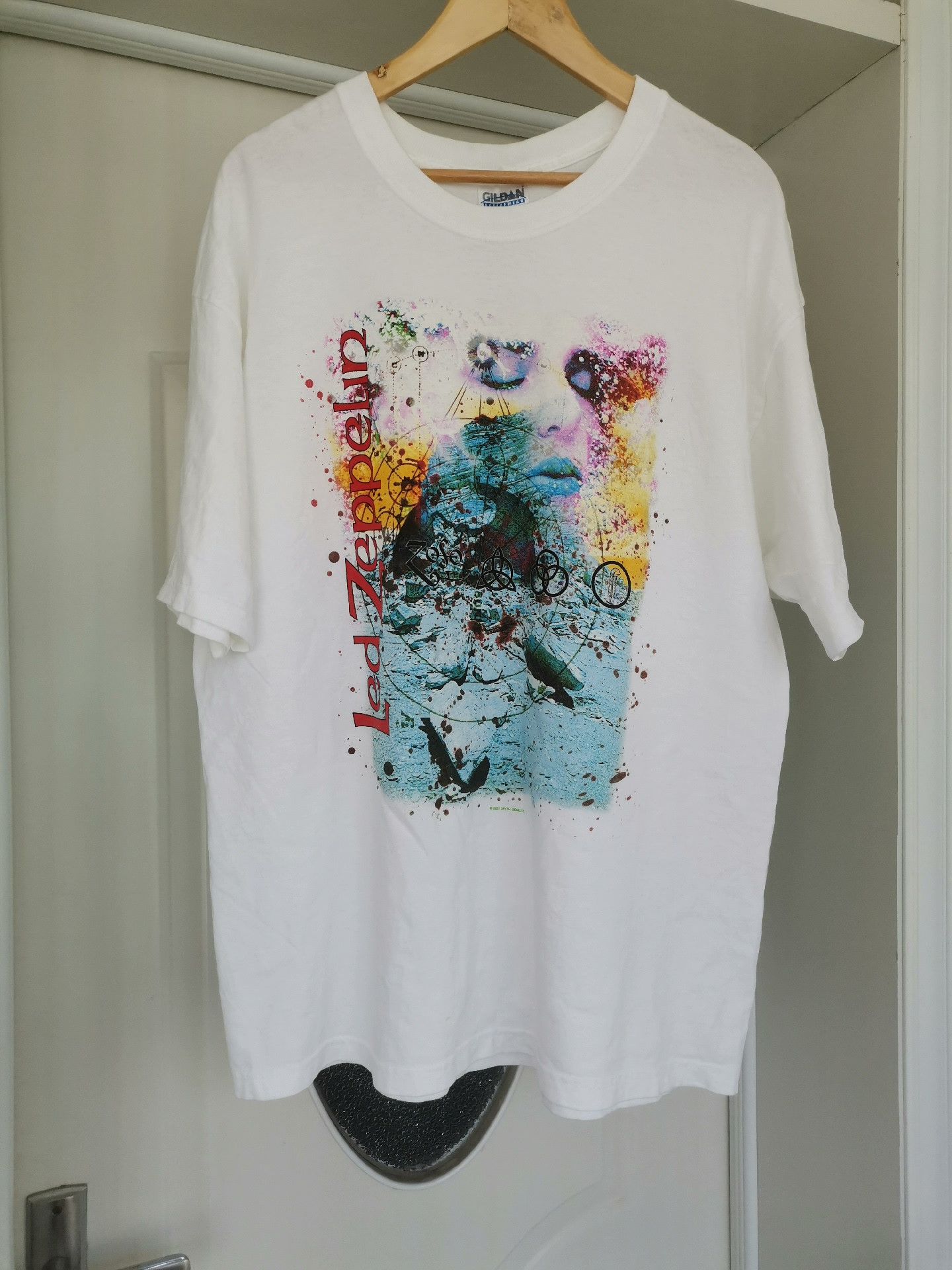 Vintage Led Zeppelin 2001 Vintage Tour T-Shirt Size US M / EU 48-50 / 2 - 1 Thumbnail
