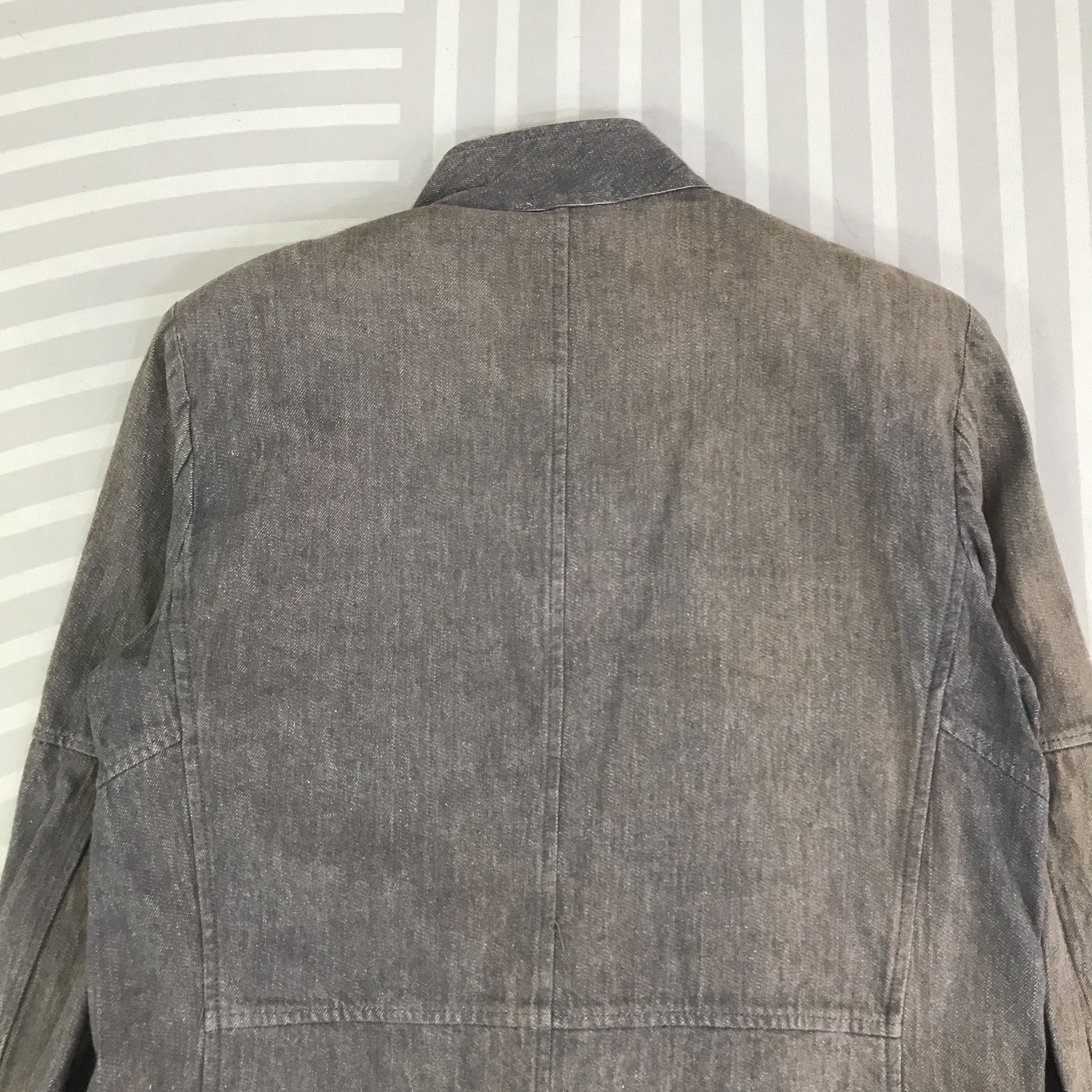 Comme des Garcons Homme Vintage Comme Des Garcons Homme Faded Jacket K115B1 Size US S / EU 44-46 / 1 - 4 Thumbnail
