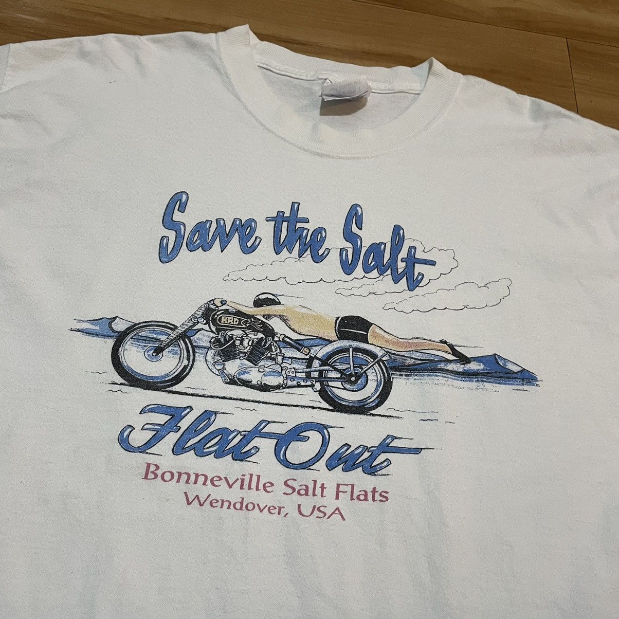 Vintage burt munro vincent hrd motorcycle t-shirt