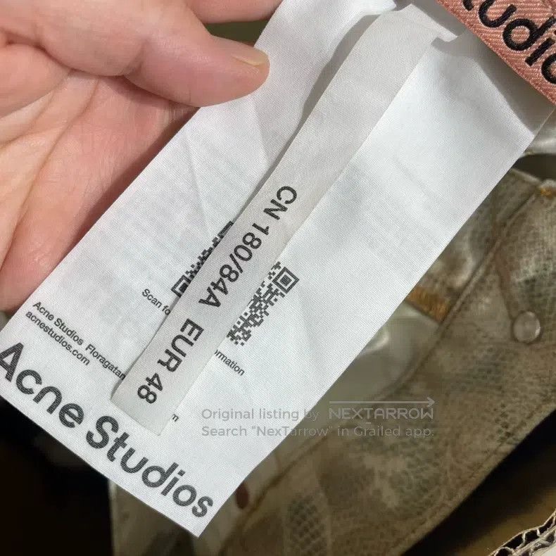 Acne Studios Acne Studios Lace 3D Printed Jeans Size US 32 / EU 48 - 8 Thumbnail