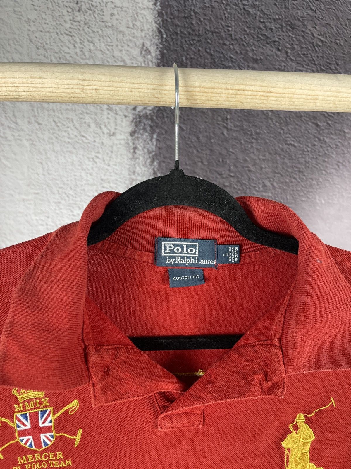Polo Ralph Lauren Polo Ralph Lauren vintage Mercer Team distressed rugby polo Size US L / EU 52-54 / 3 - 6 Thumbnail