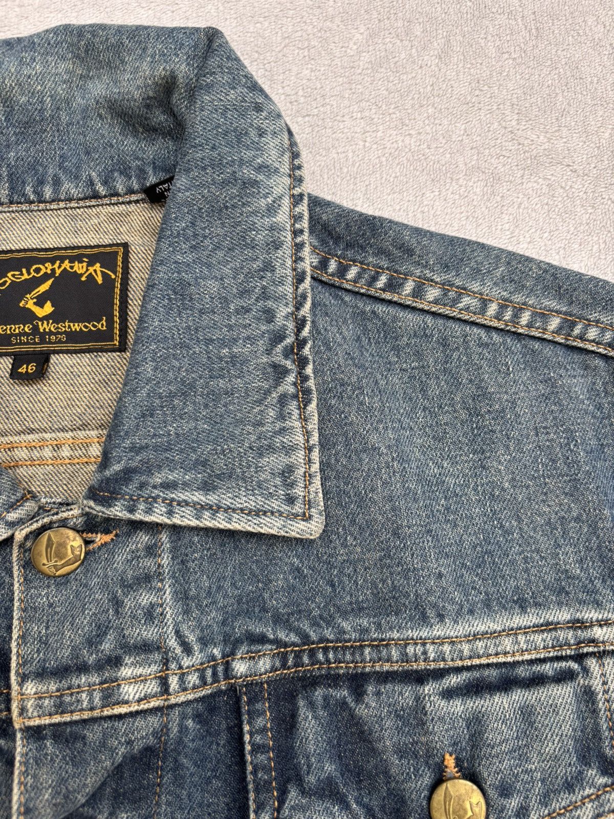 Vivienne Westwood A/W 1998 Vivienne Westwood Anglomania Trucker Denim Jacket Size US M / EU 48-50 / 2 - 5 Thumbnail