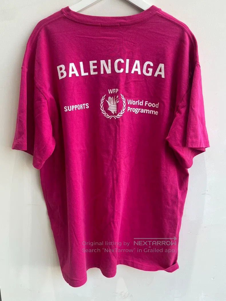 Balenciaga Balenciaga Pink Grain Short Sleeve, M size Size US M / EU 48-50 / 2 - 2 Thumbnail