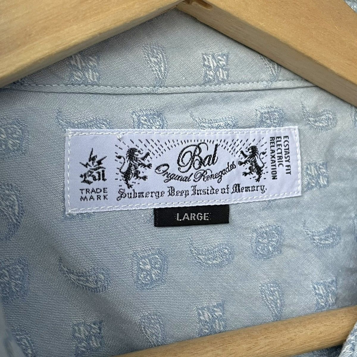 BAL Bal. Japan Balance Japan All Over Paisley Casual Shirt Size US L / EU 52-54 / 3 - 11 Thumbnail