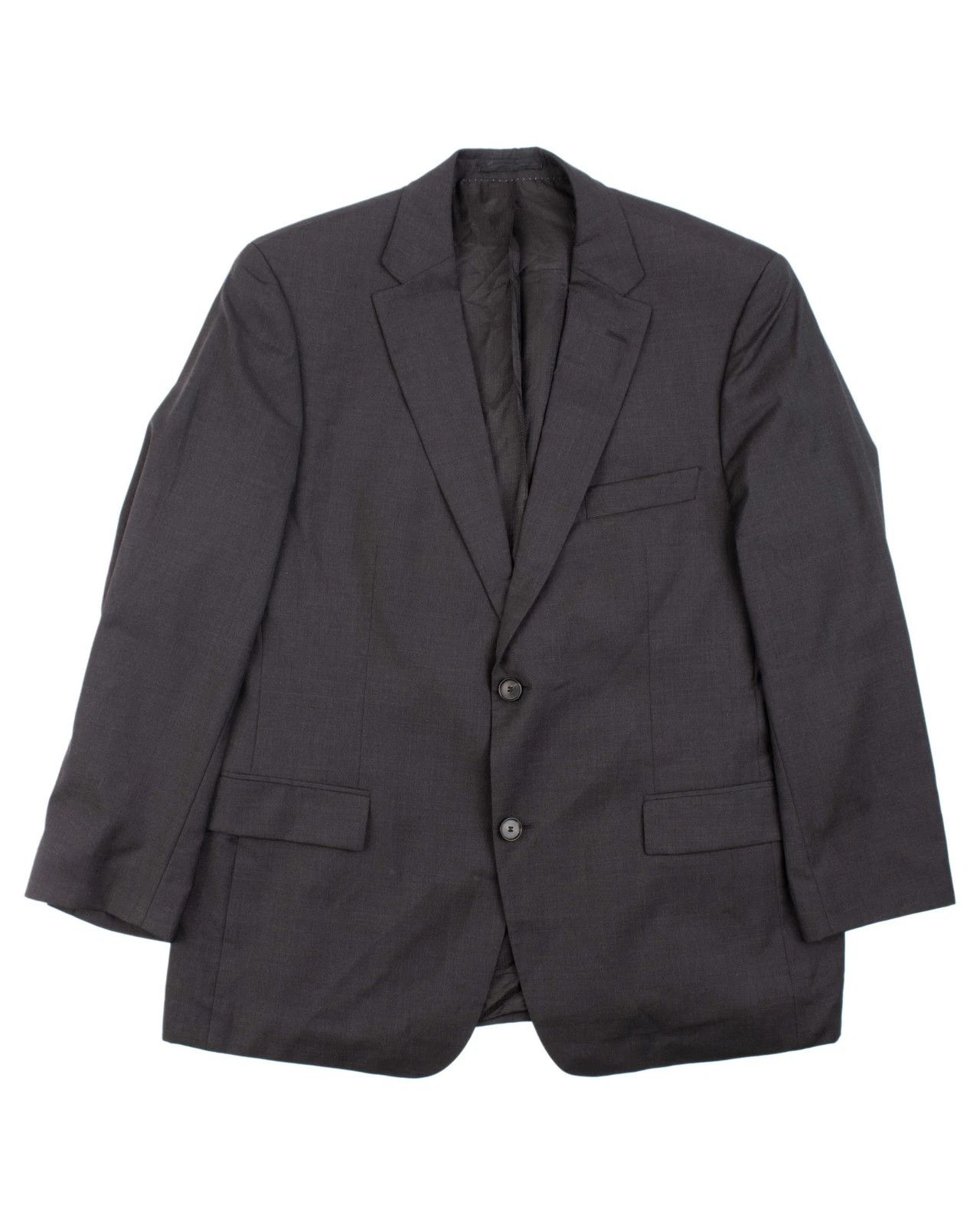 Hugo Boss Hugo Boss Super 100 Virgin Wool Blazer Dark Gray XL / EU58 Size 48R - 1 Thumbnail