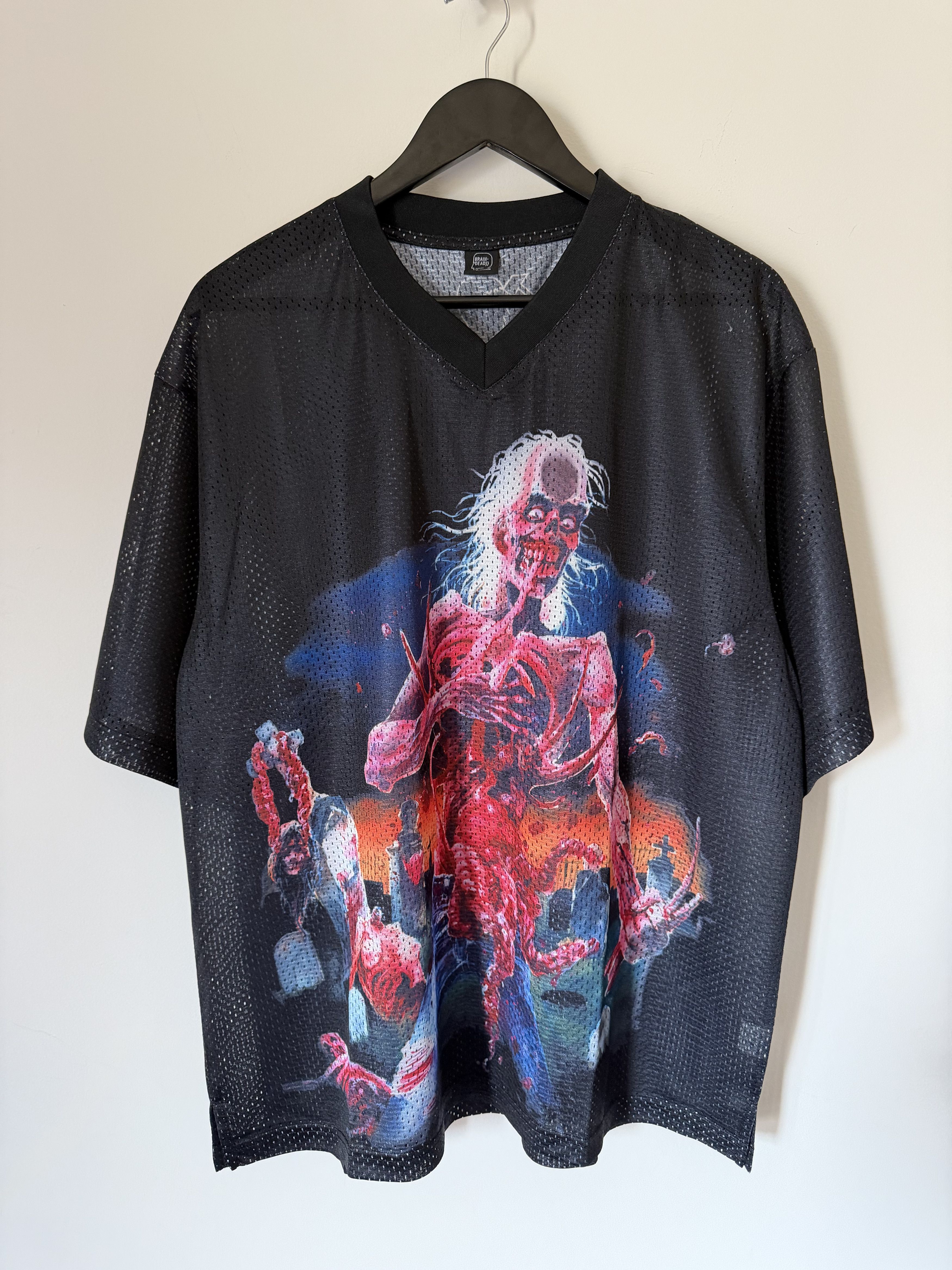 Brain Dead Brain Dead Cannibal Corpse Football Jersey in Black Size US L / EU 52-54 / 3 - 1 Thumbnail