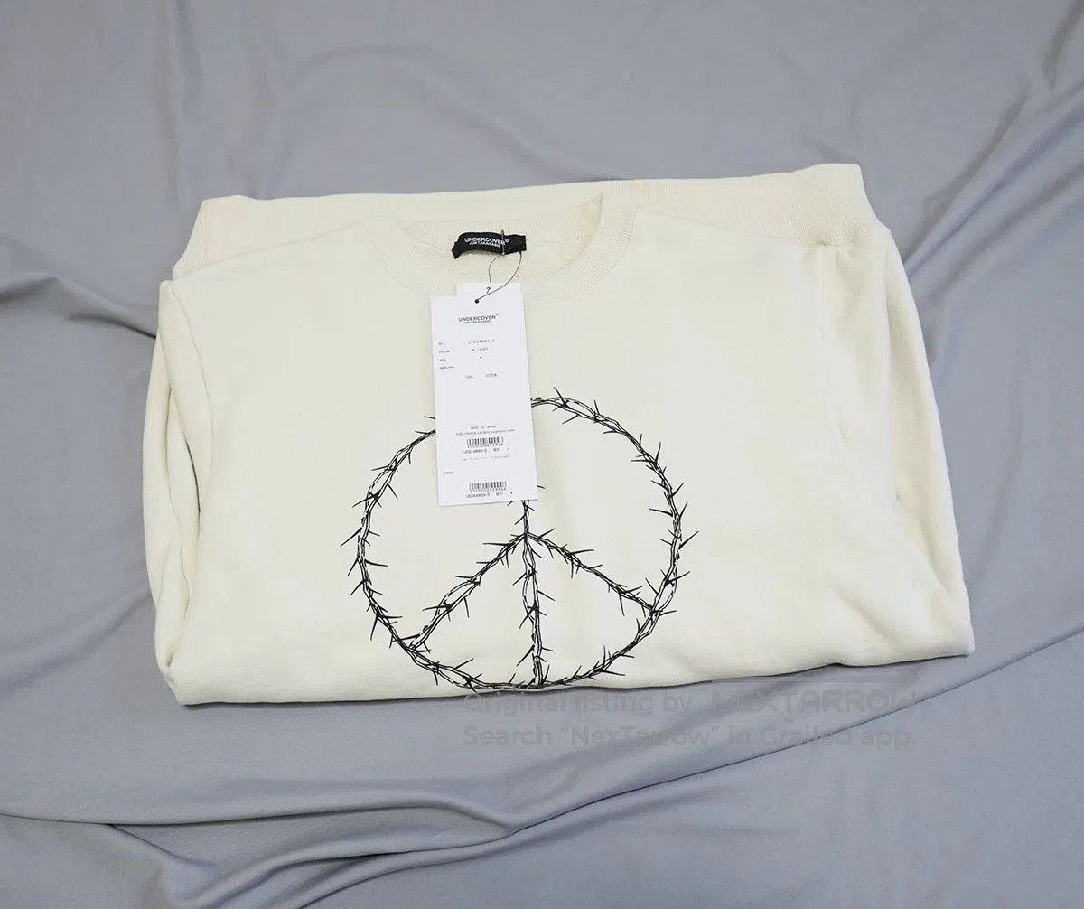 Undercover UNDERCOVER Peace Sign Sweatshirt. Size US XL / EU 56 / 4 - 4 Thumbnail