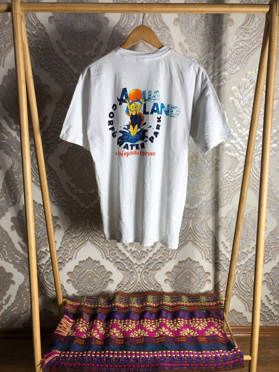 Cartoon Network × Vintage VERY RARE AQUA LAND DOUBLE PRINTED T-SHIRT BIG LOGO Y2K 90s Size US L / EU 52-54 / 3 - 12 Thumbnail