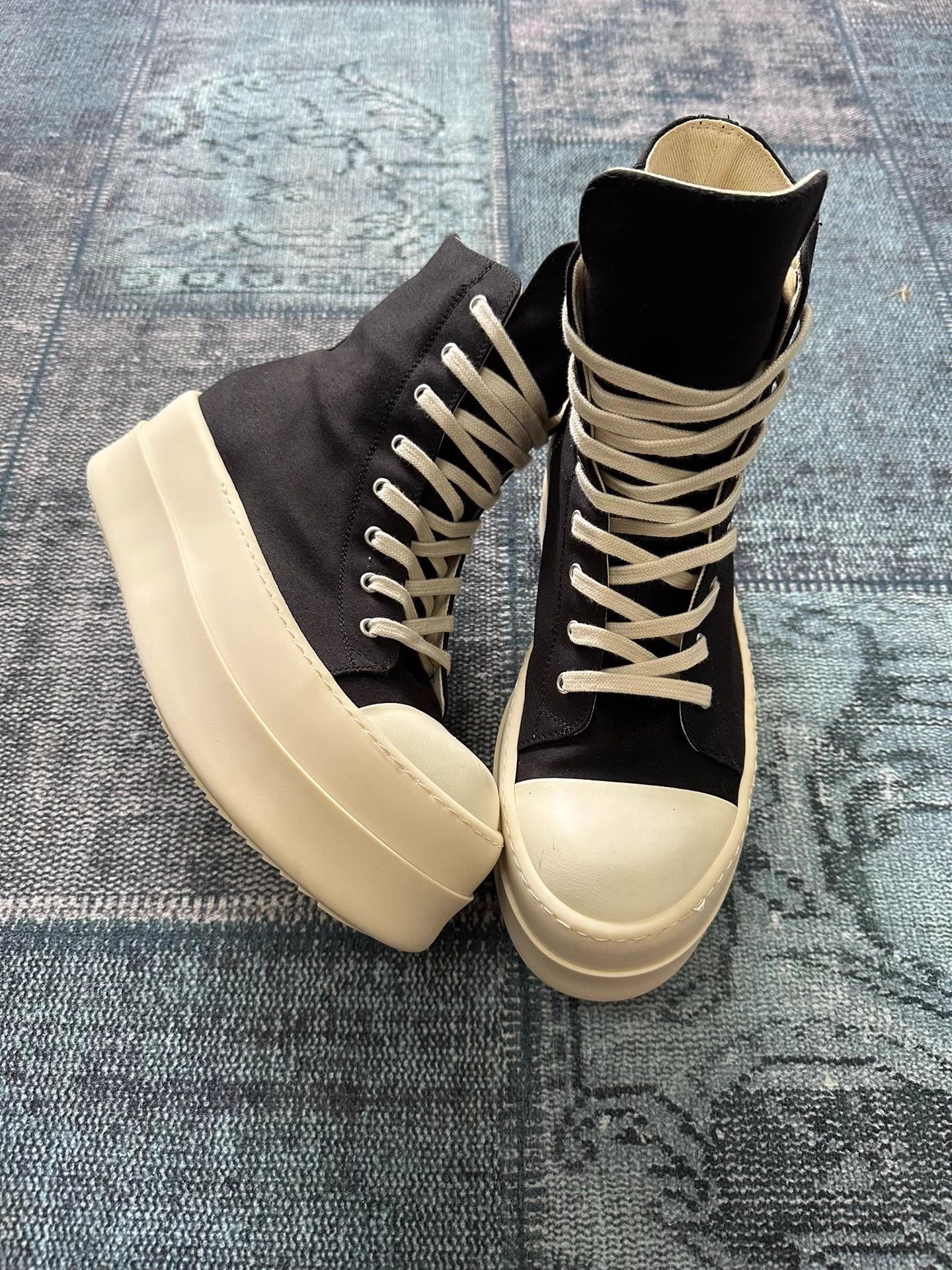 Rick Owens Rick Owens Drkshdw High-Top Thick Sole 43 Size US 10 / EU 43 - 1 Thumbnail