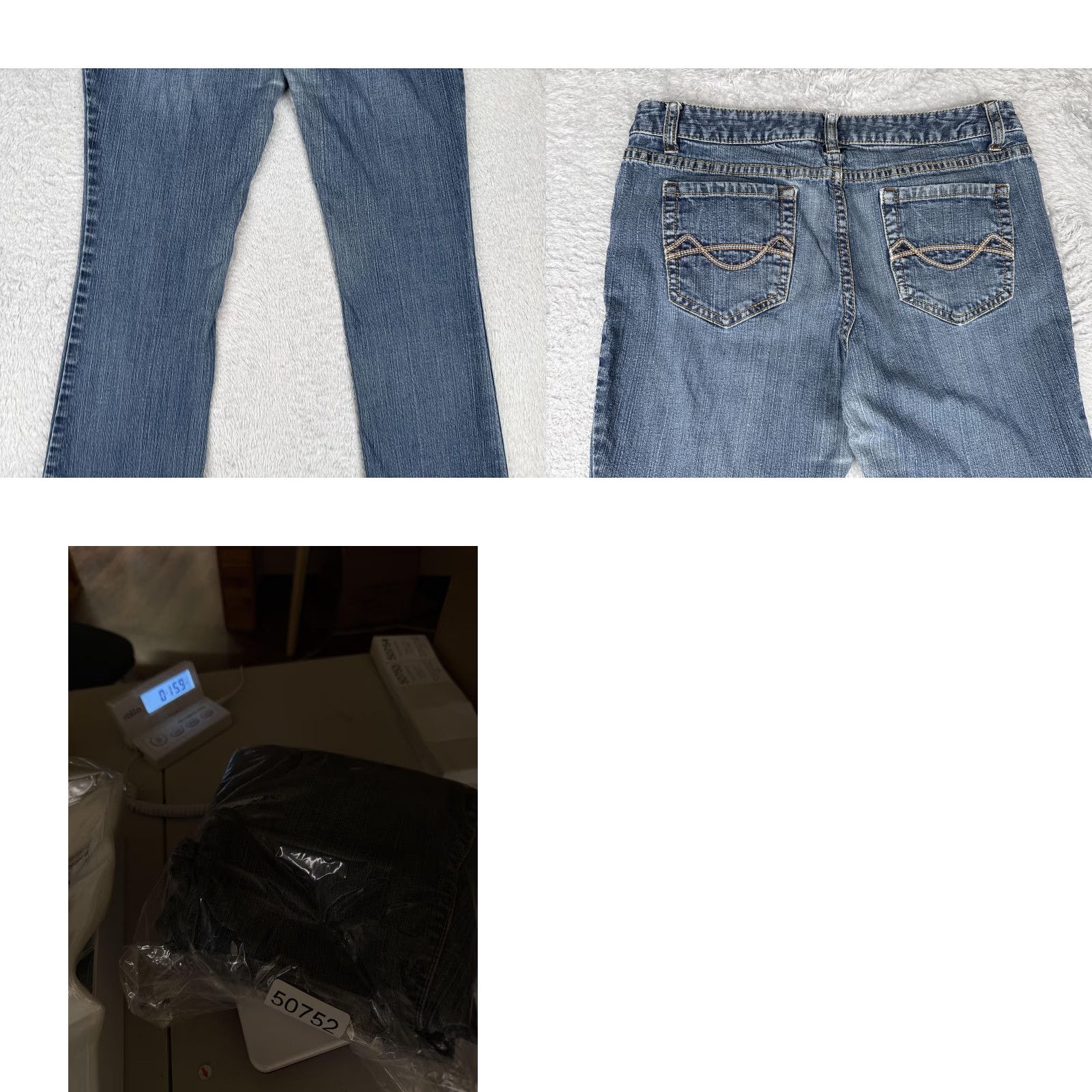 Mossimo Mossimo Supply Co Jeans Juniors 9R Blue Bootcut Stretch Denim Casual Low 30x31 Womens Jeans Bootcut 90s Bohemian Size 30" / US 8 / IT 44 - 10 Thumbnail